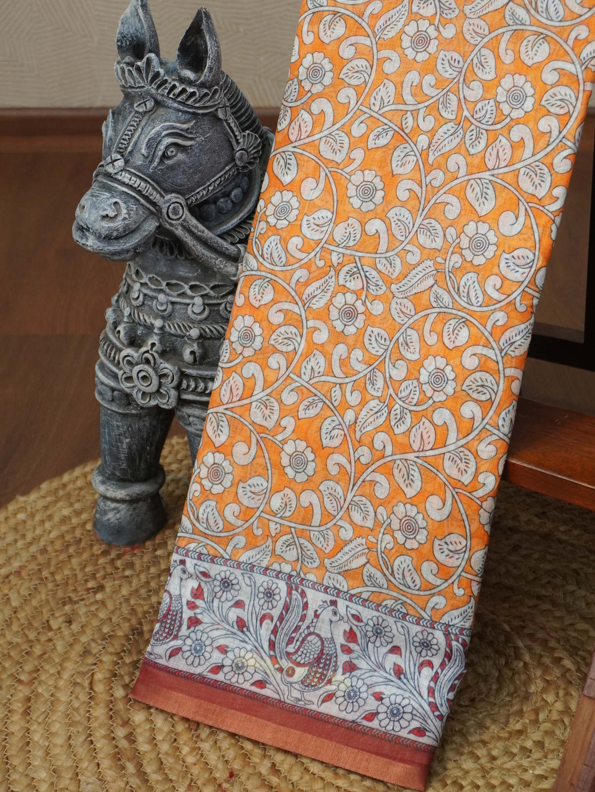Linen Cotton Saree | TTDS3638