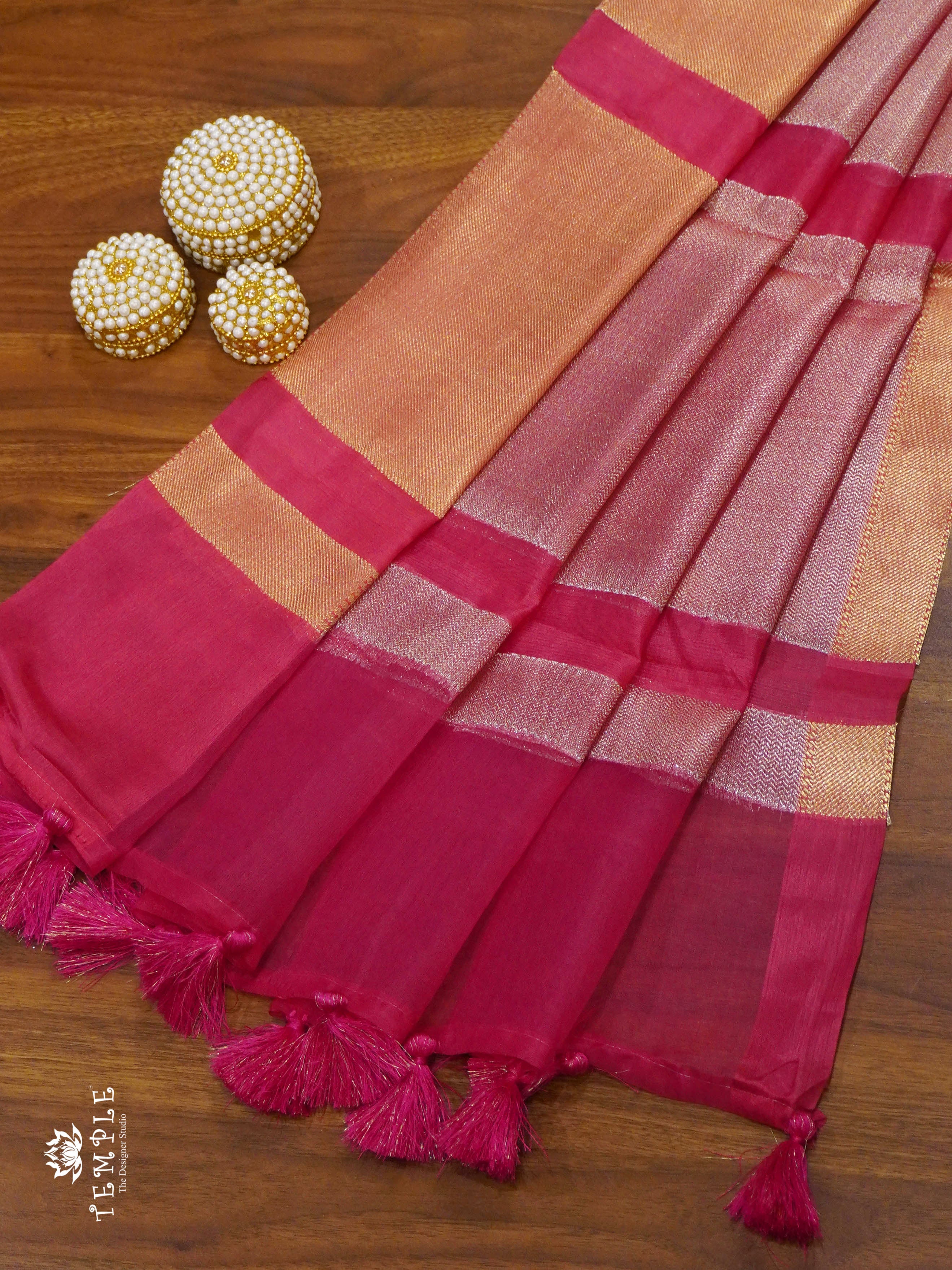 Jothika Inspired Katan Tissue Silk Saree(Design-1) | TTDS1443 | PRE BOOKING