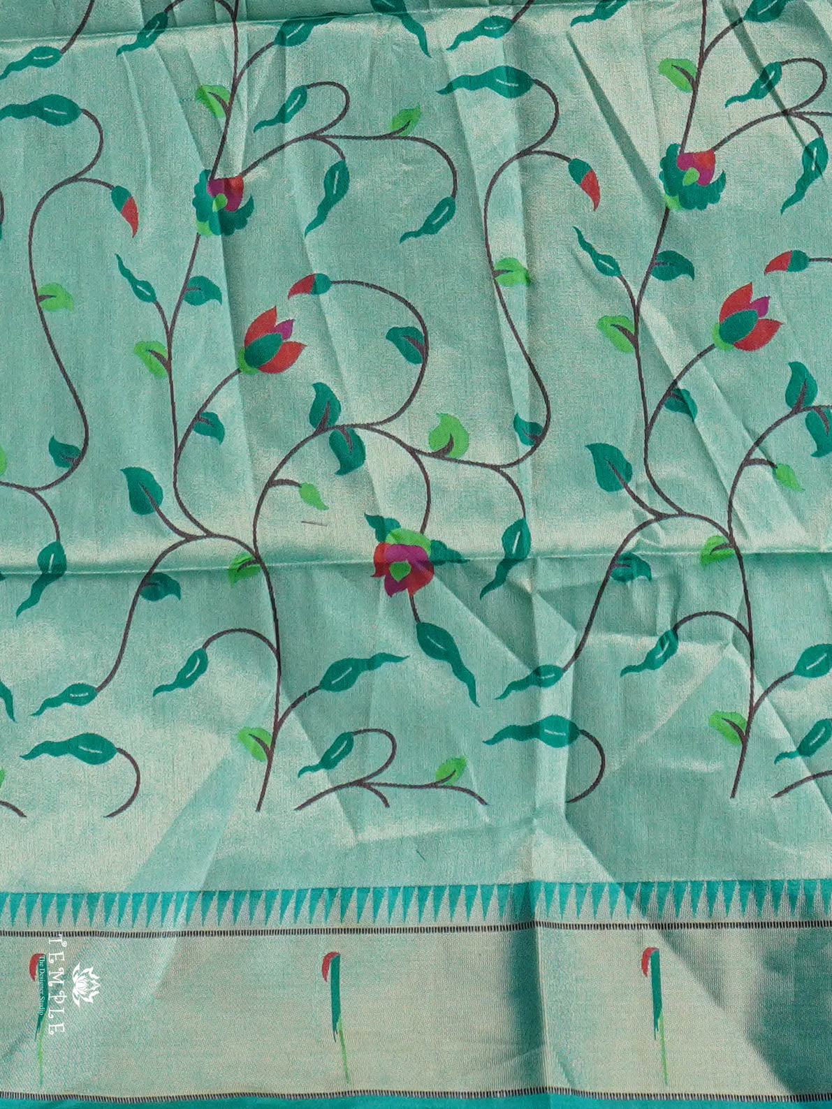 Chanderi Silk Cotton Saree with Paithani | TTDS2795 | PRE BOOKING