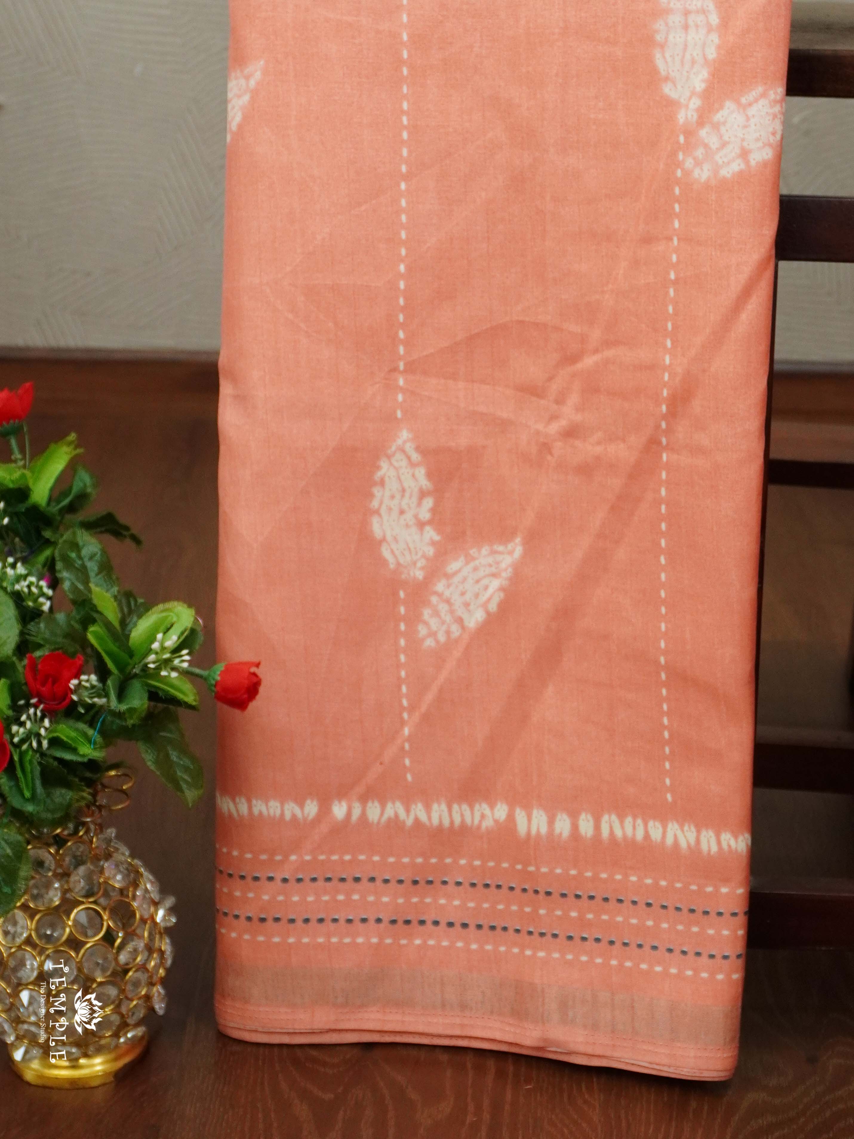 Chanderi Cotton saree | TTDS2286
