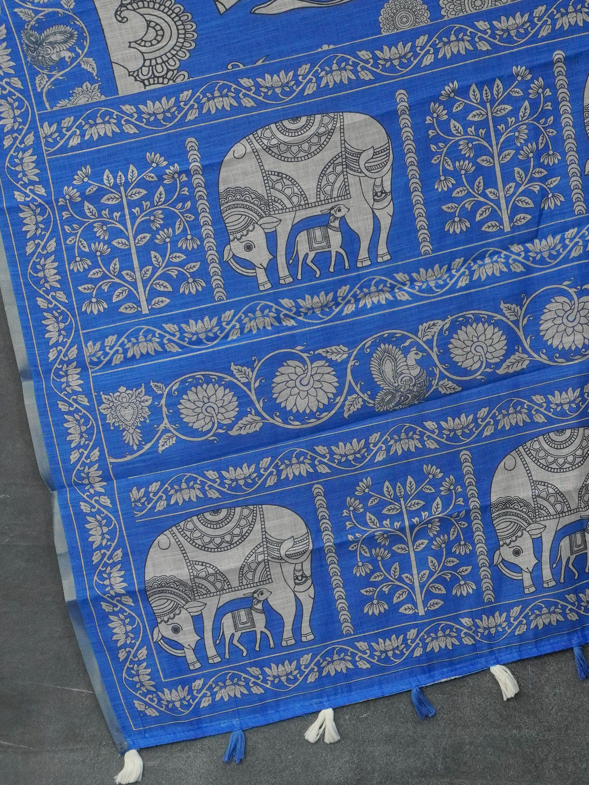 Linen Cotton Saree | TTDS3641
