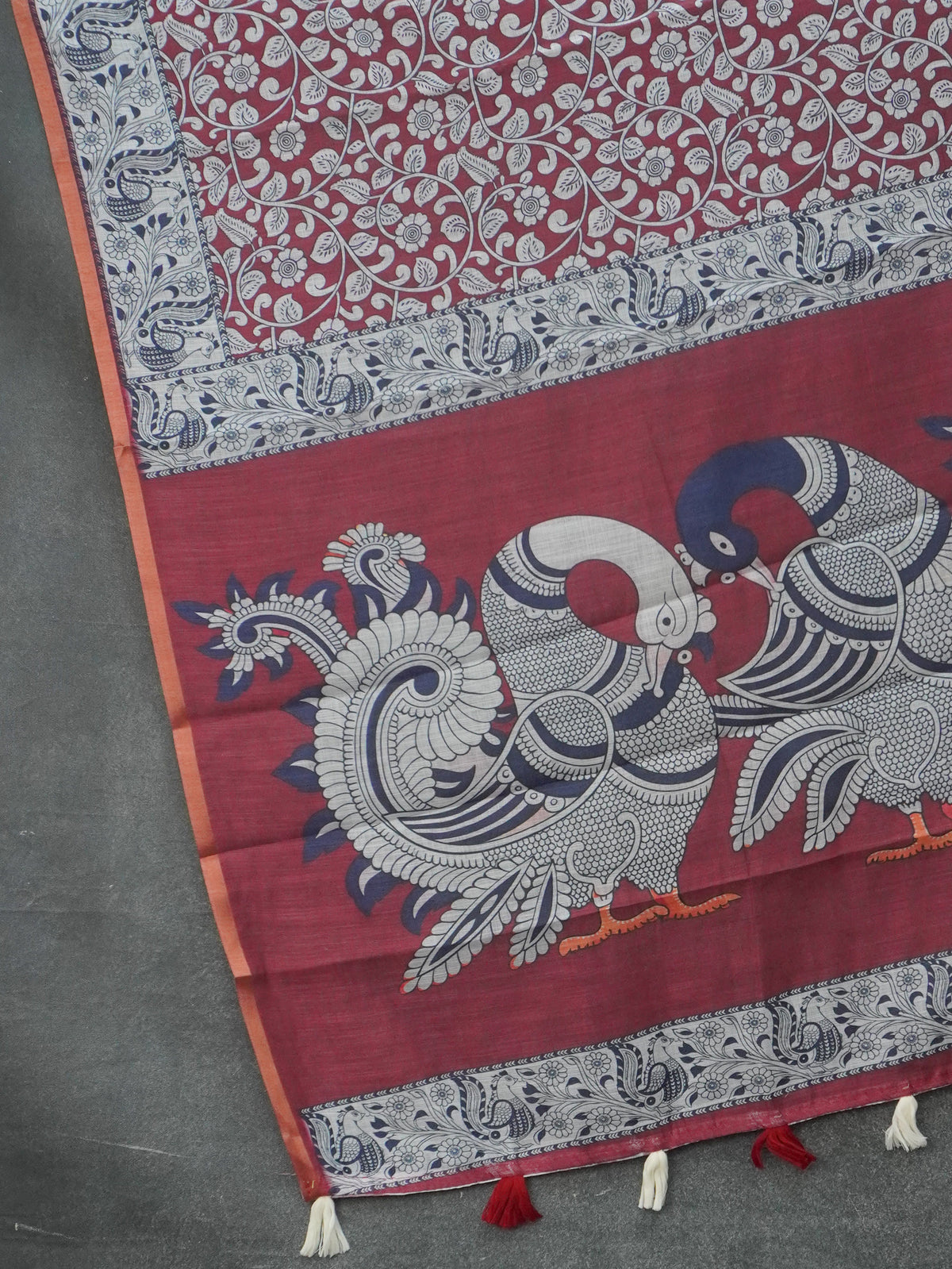 Linen Cotton Saree | TTDS3638