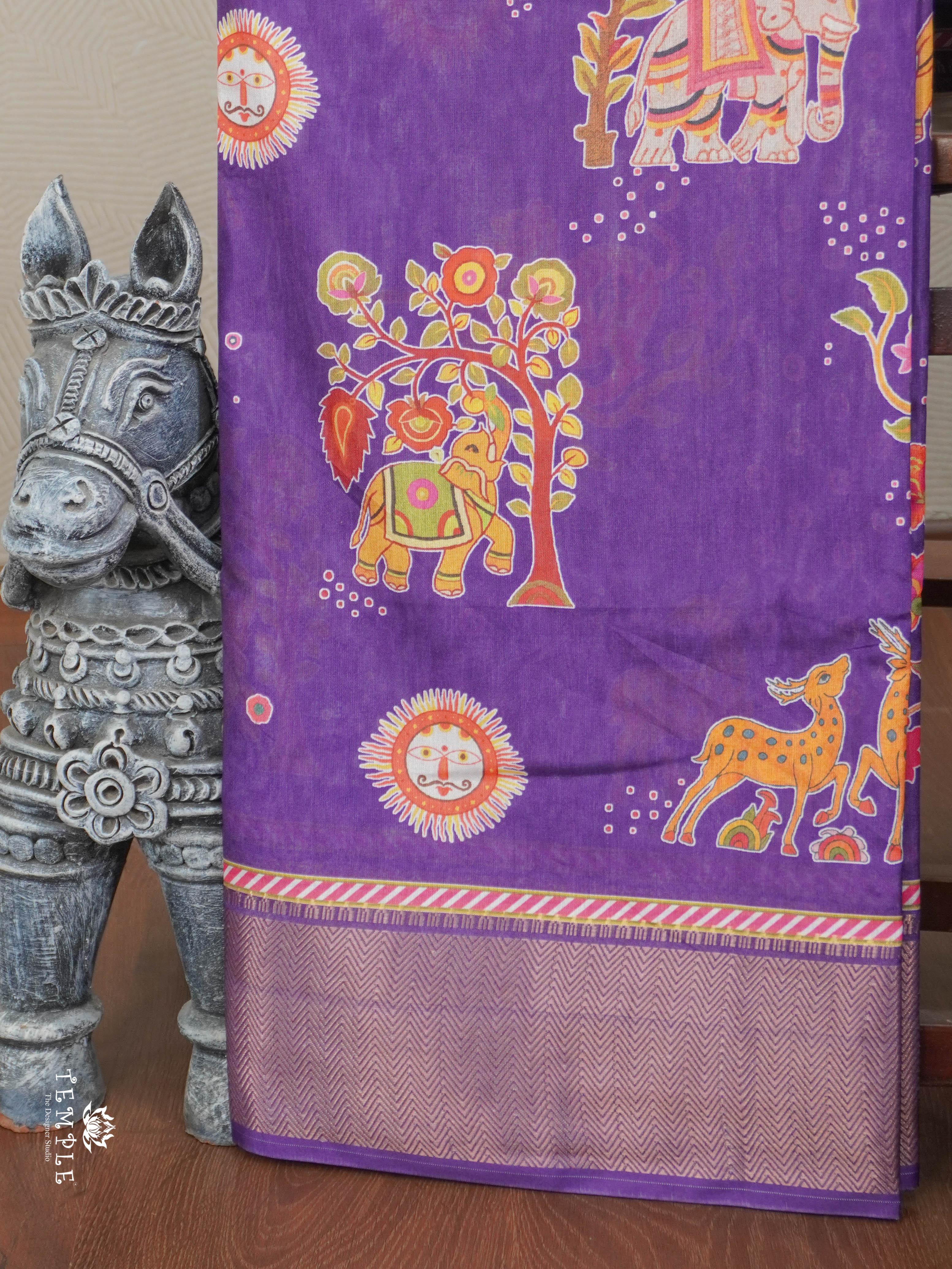 Printed Binny Silk Saree | TTDS2810