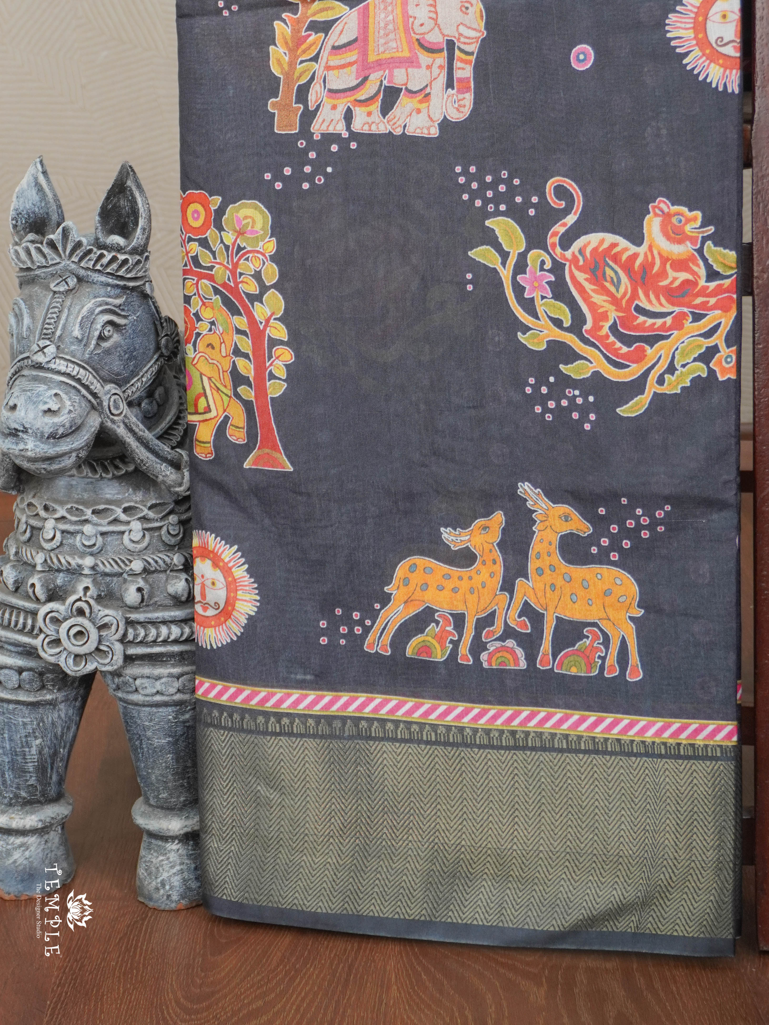 Printed Binny Silk Saree | TTDS2810