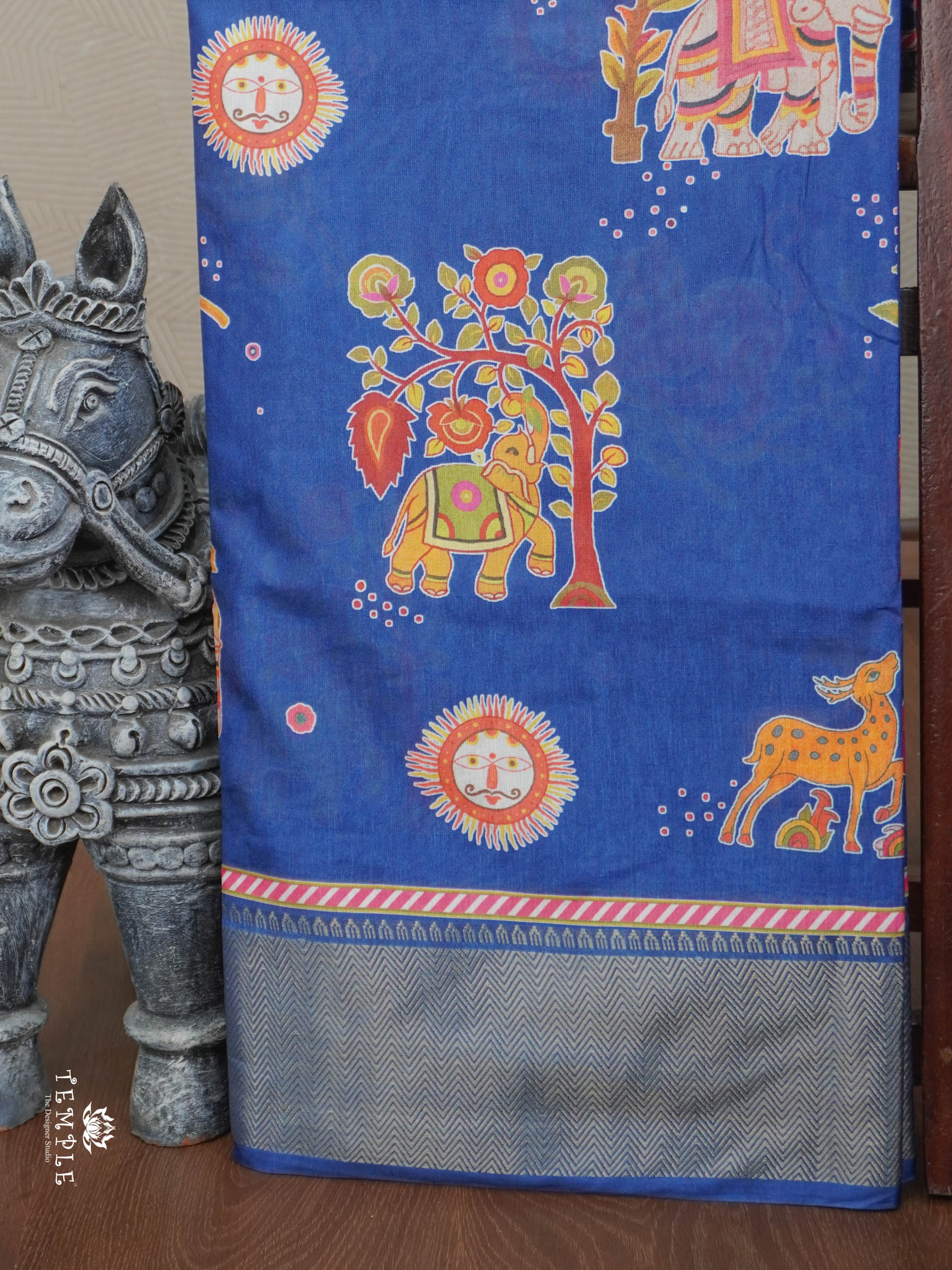 Printed Binny Silk Saree | TTDS2810