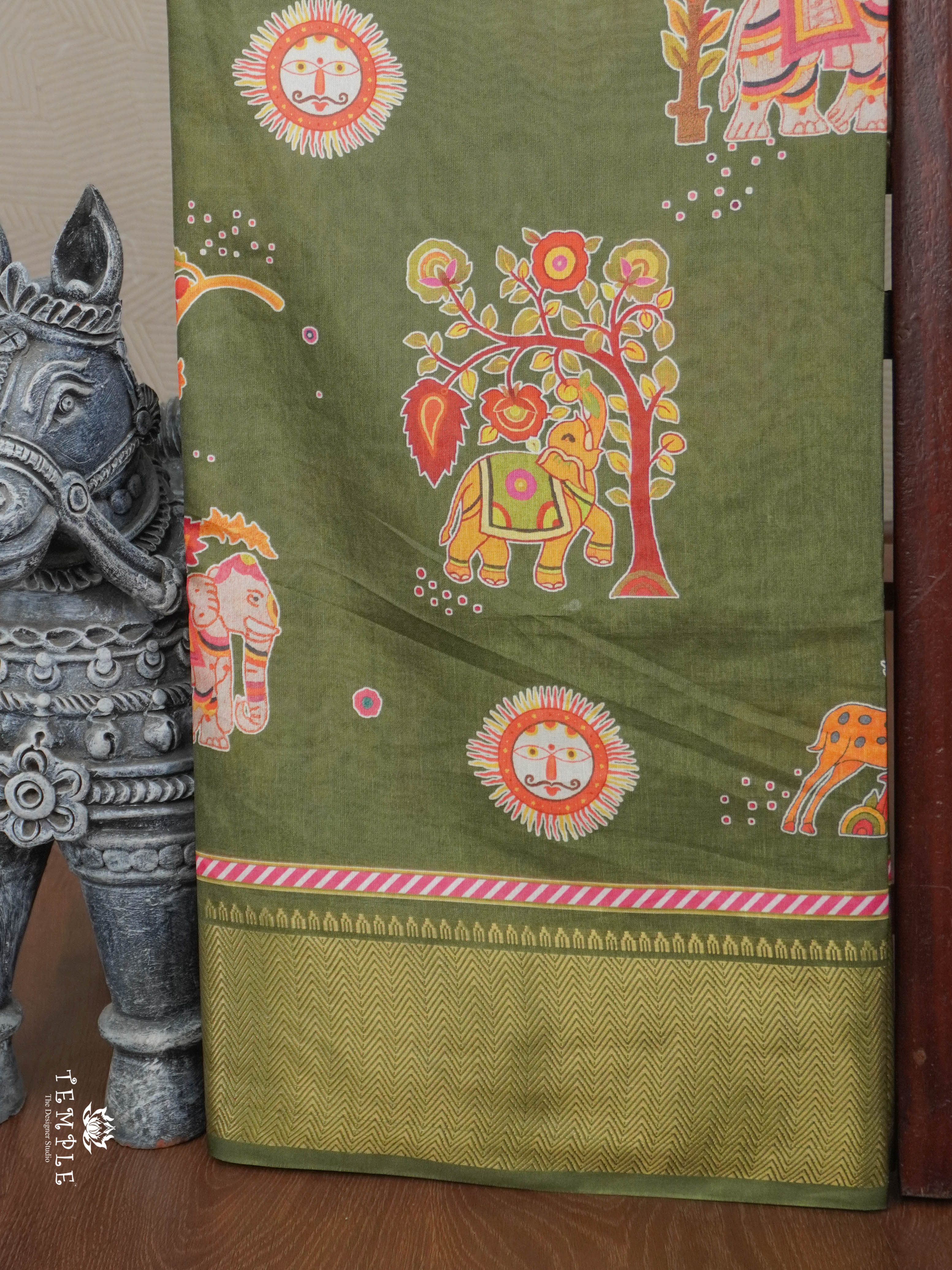 Printed Binny Silk Saree | TTDS2810