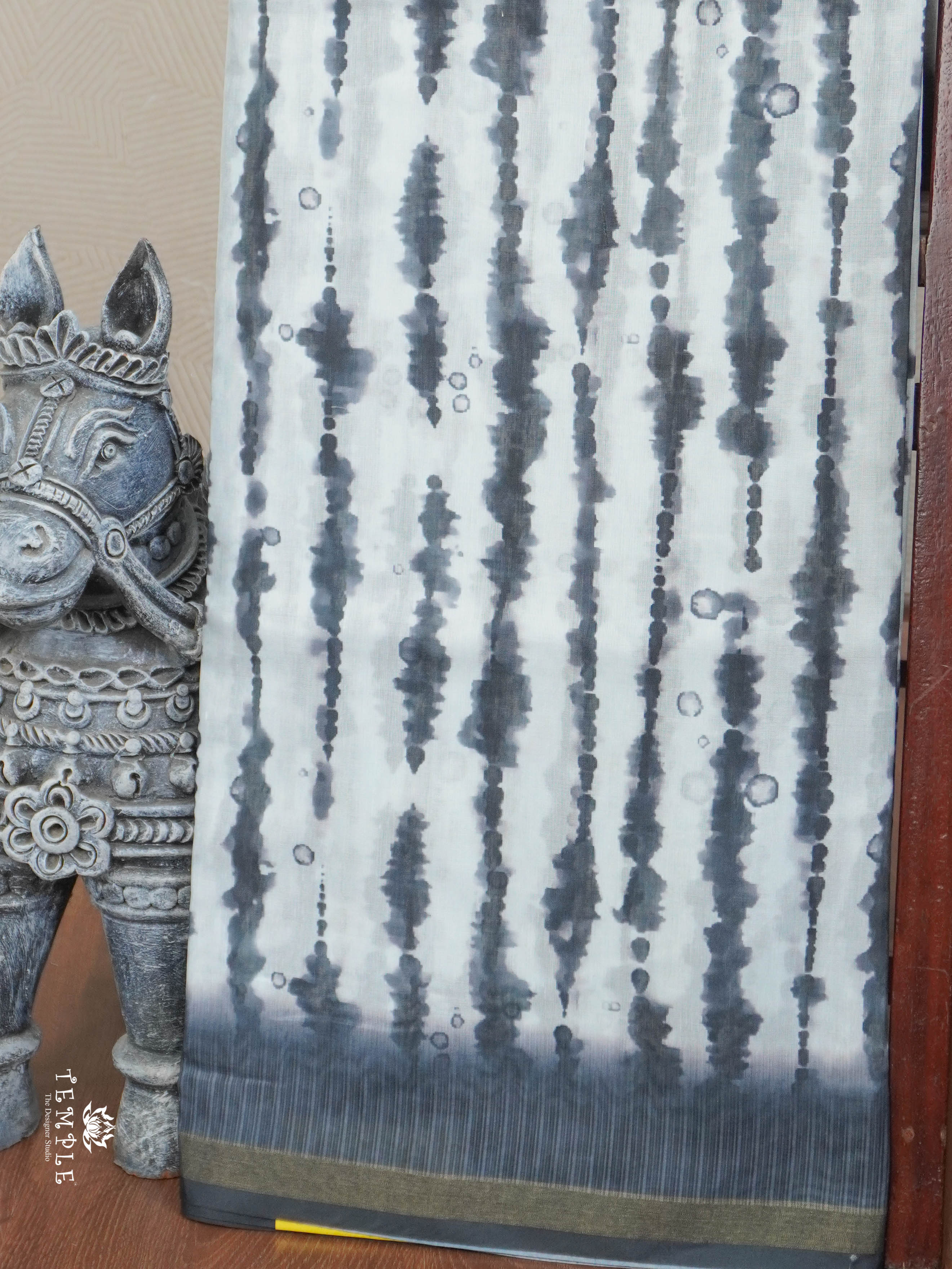 Shibori Print Cotton Saree | TTDS2800