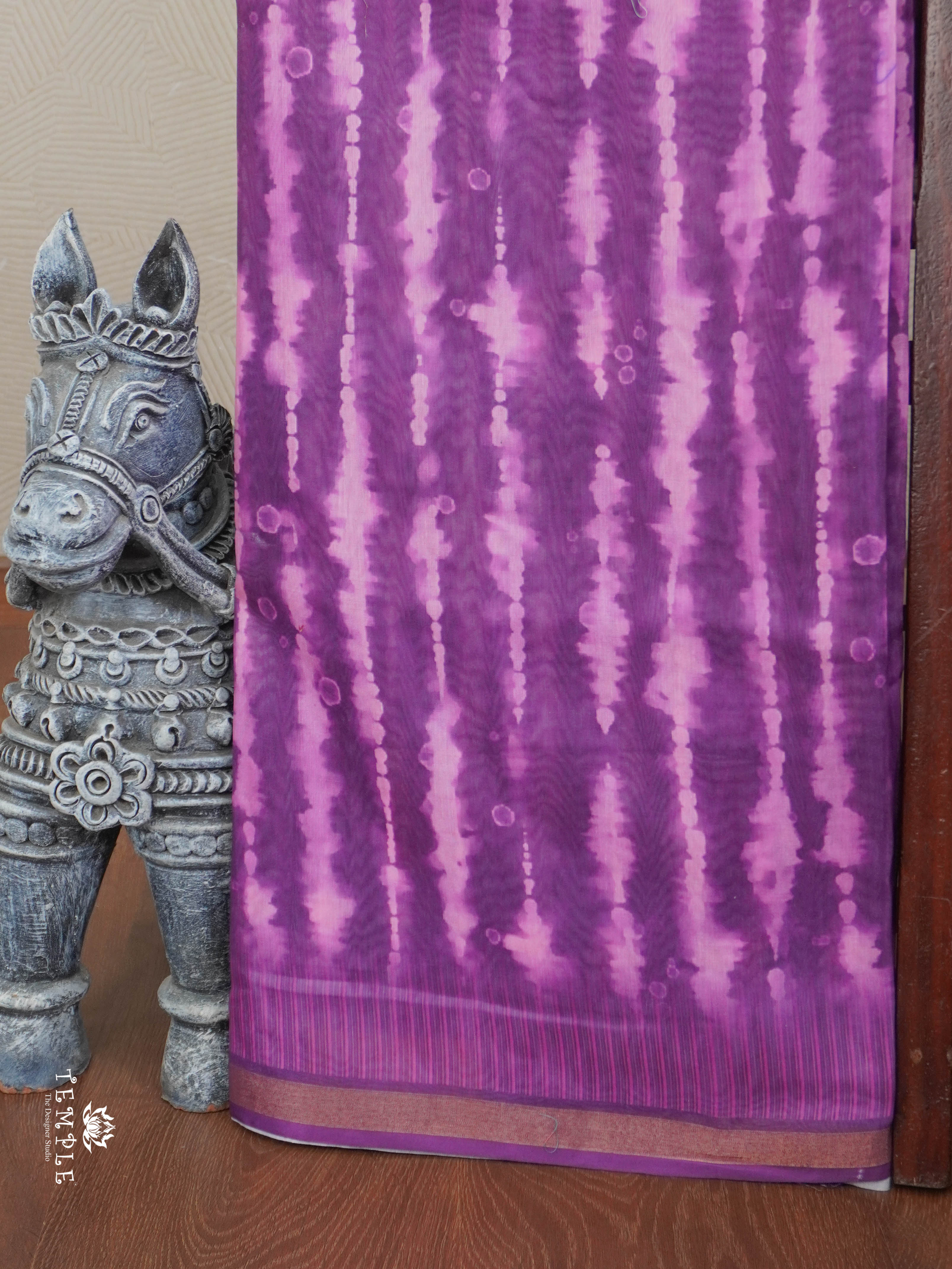 Shibori Print Cotton Saree | TTDS2800