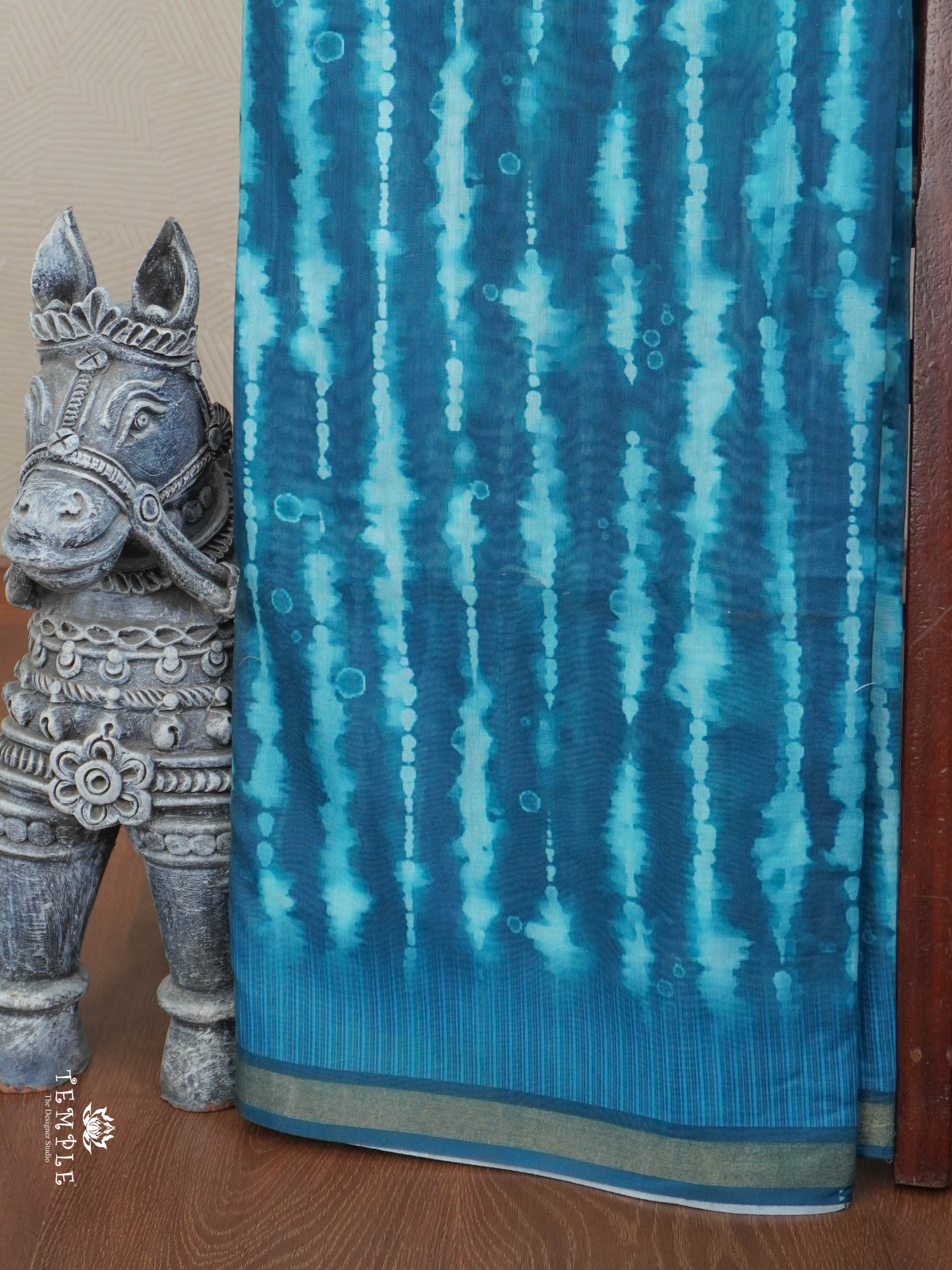 Shibori Print Cotton Saree | TTDS2800