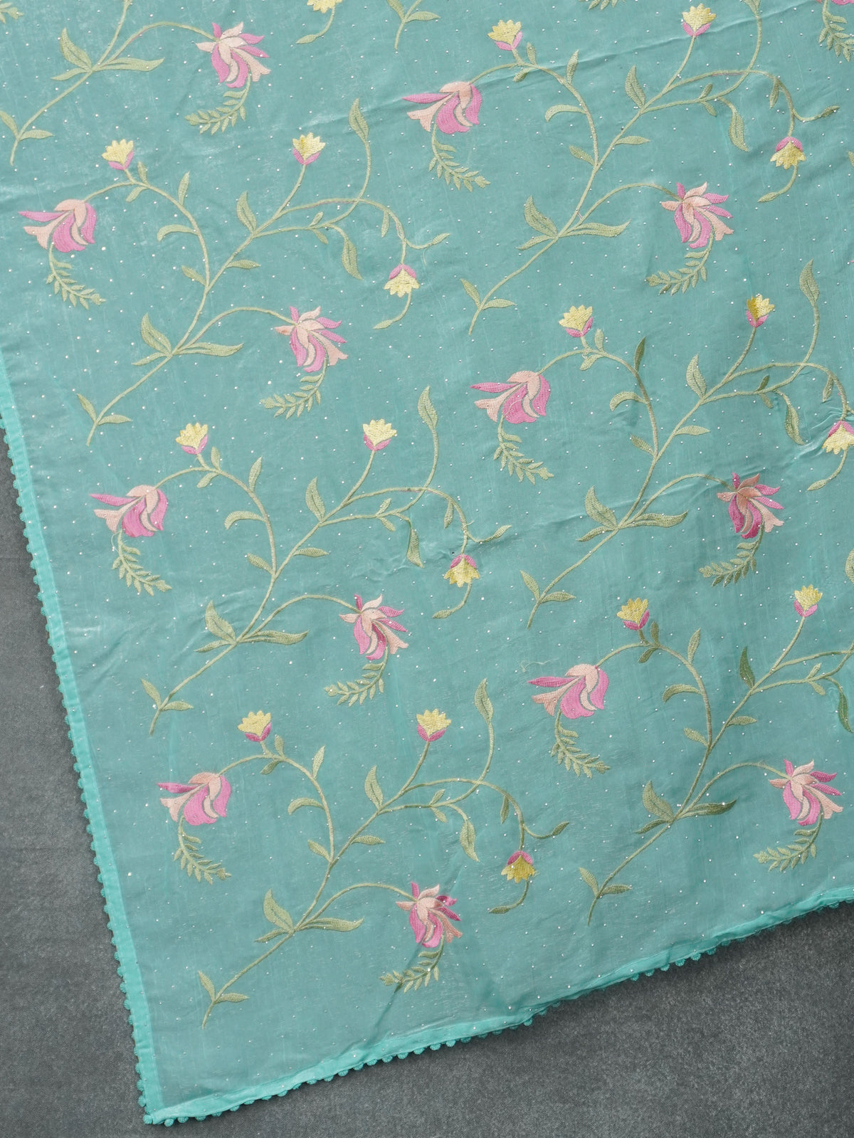 Crushed Organza Saree | TTDS3643