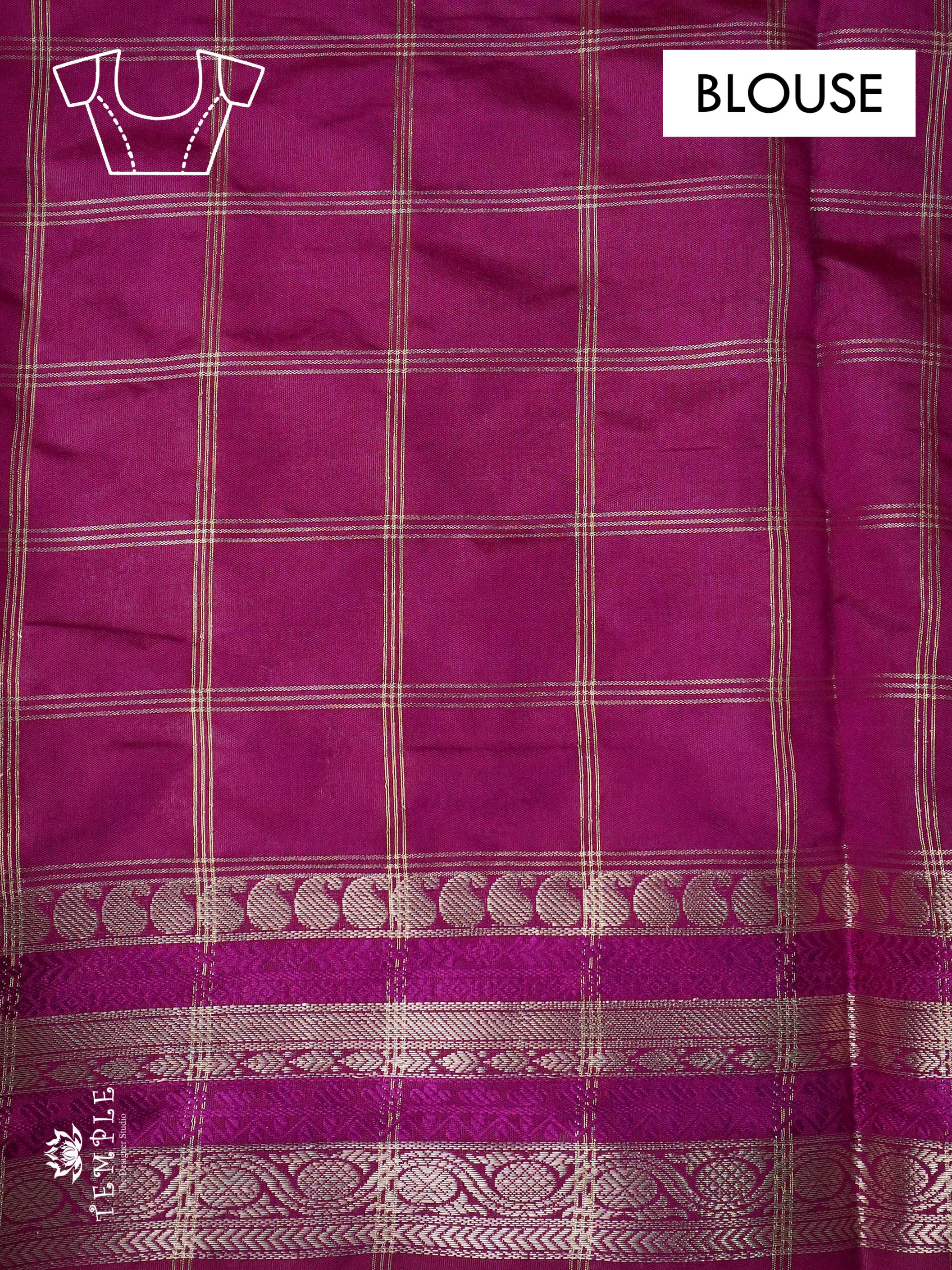 Warm silk Saree  (  Hamsa Butties design )  |  TTDS970