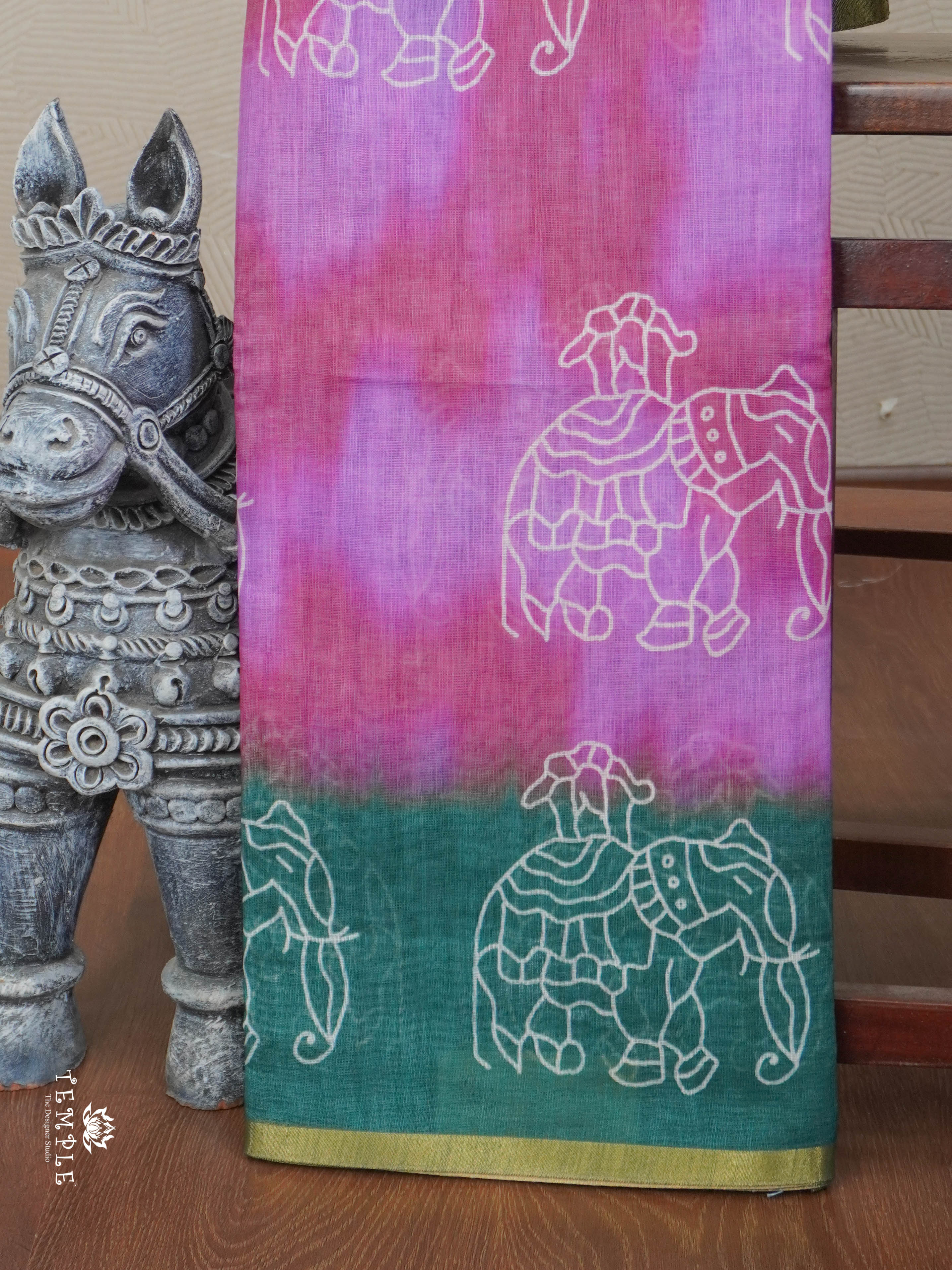 Linen Cotton Saree | TTDS2805