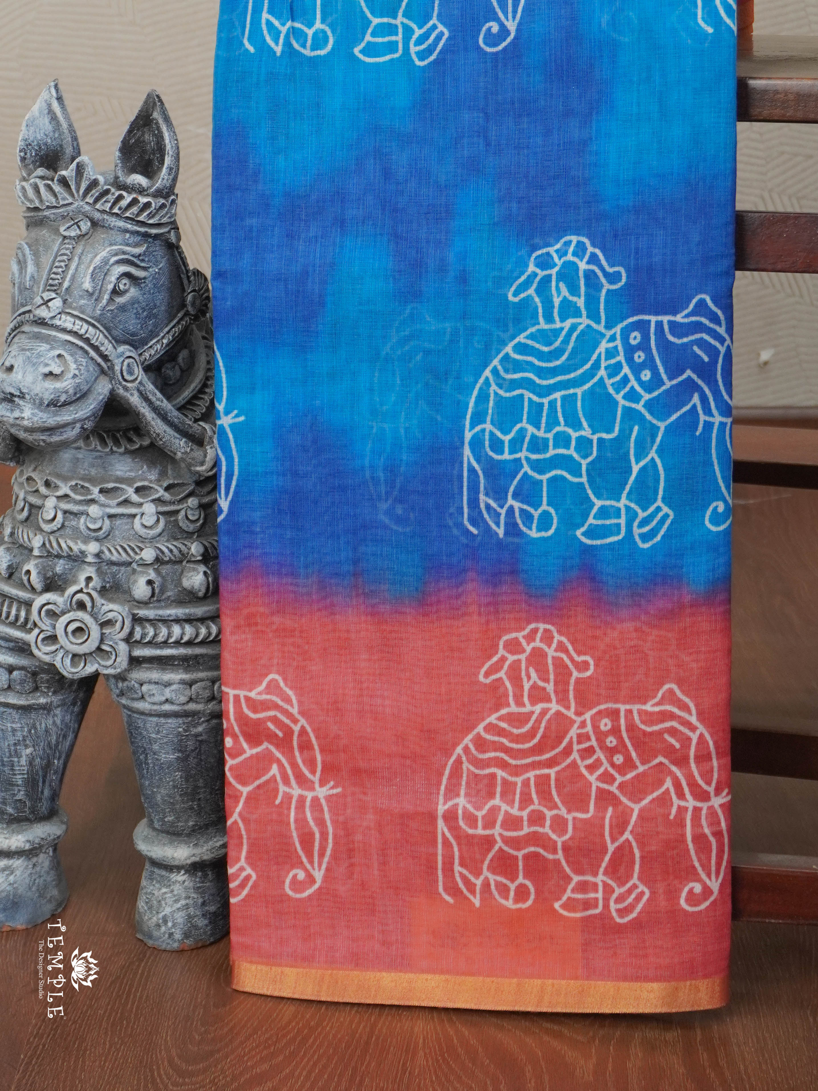 Linen Cotton Saree | TTDS2805