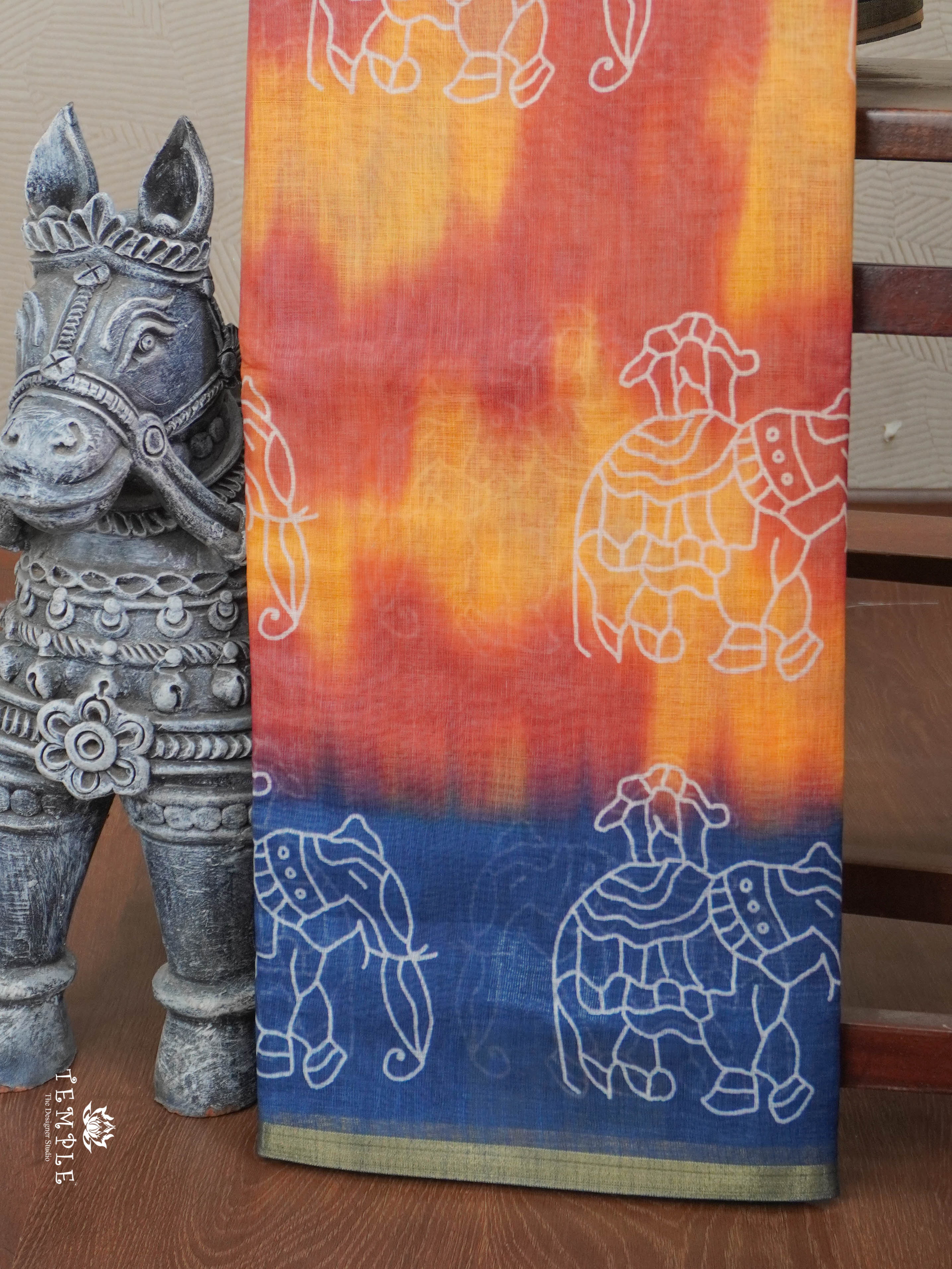 Linen Cotton Saree | TTDS2805