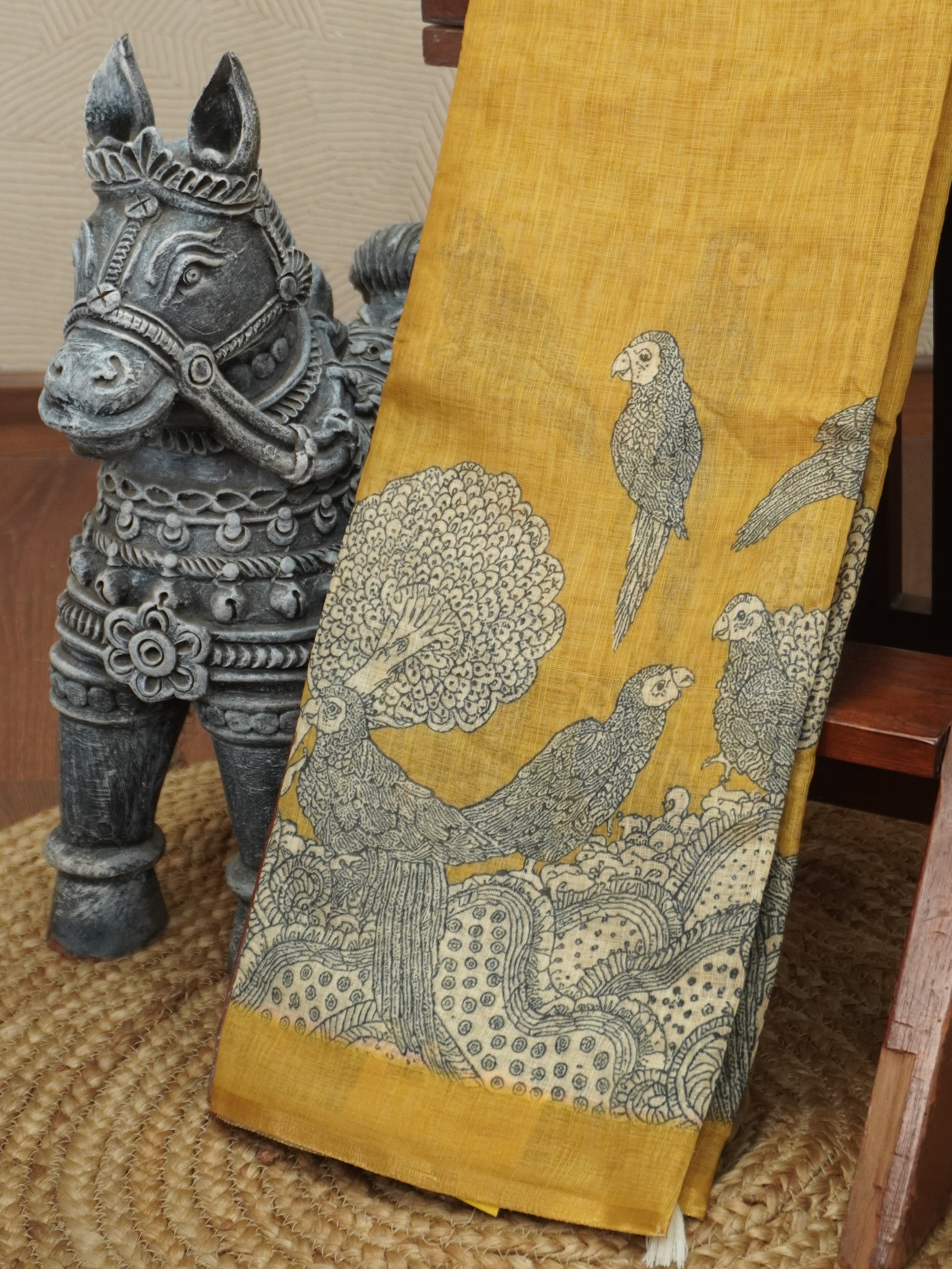 Linen Cotton Saree | TTDS3210