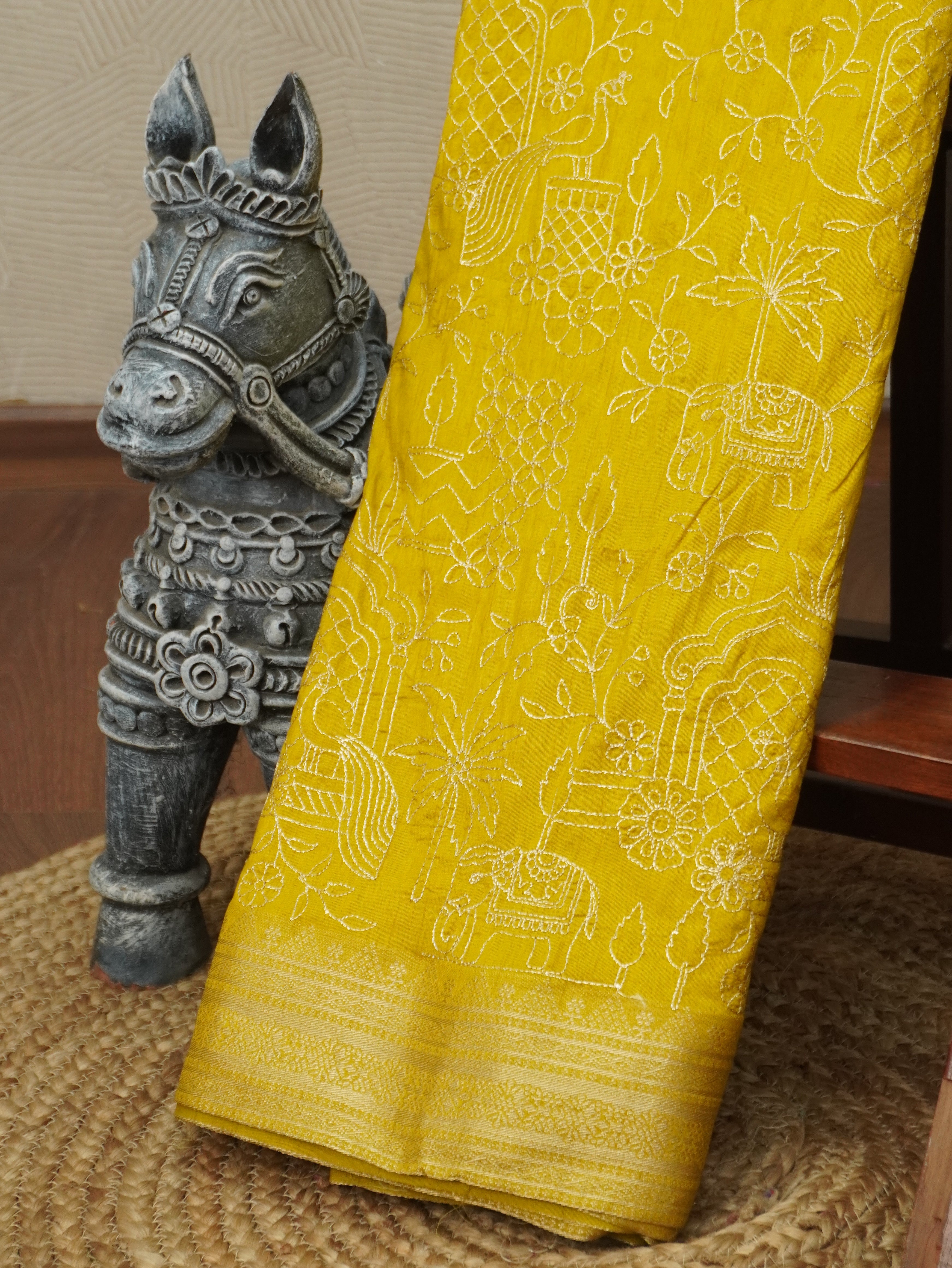 Raw Silk Saree | TTDS3220