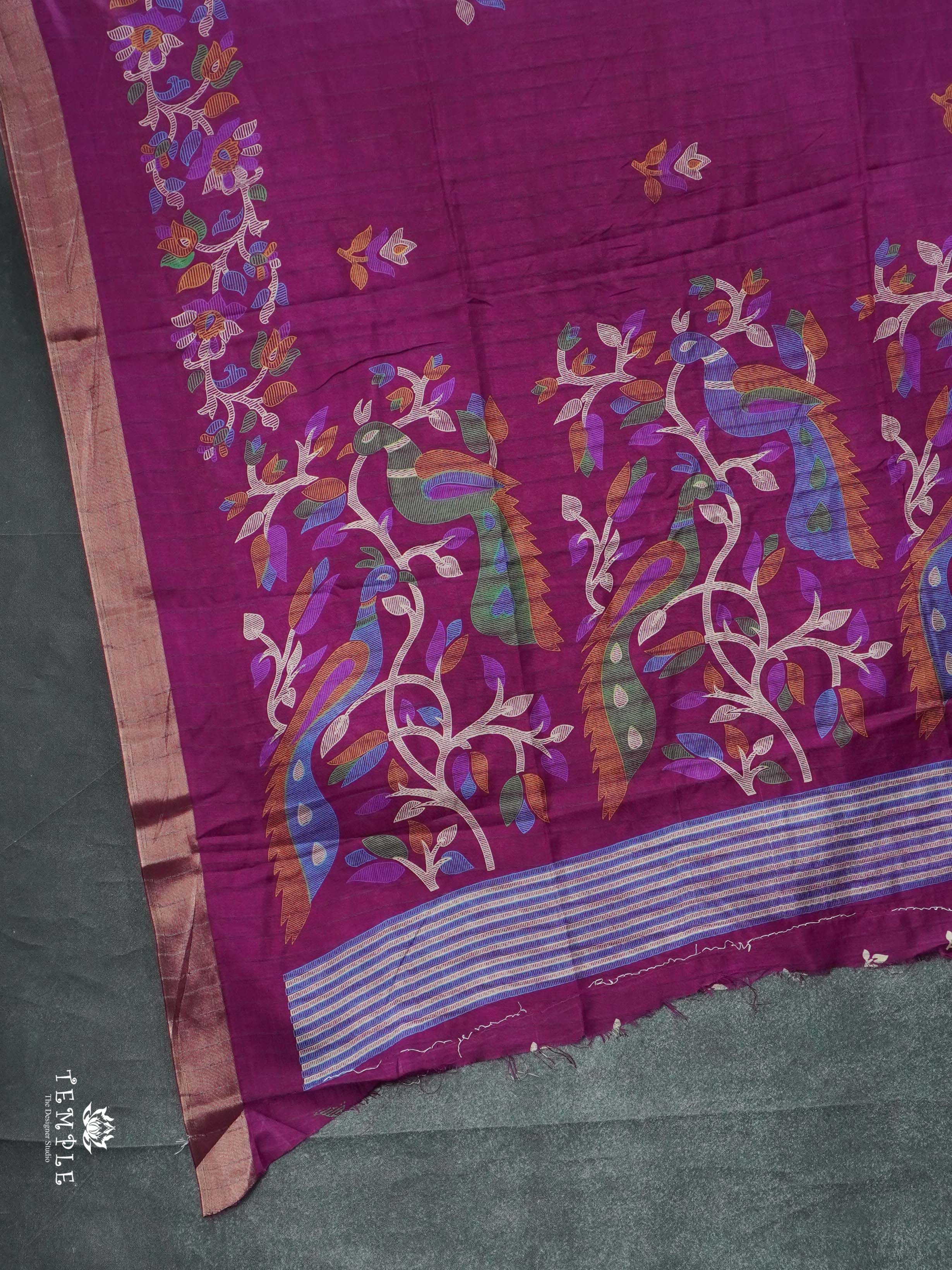 Printed kosa Silk Saree | TTDS2223