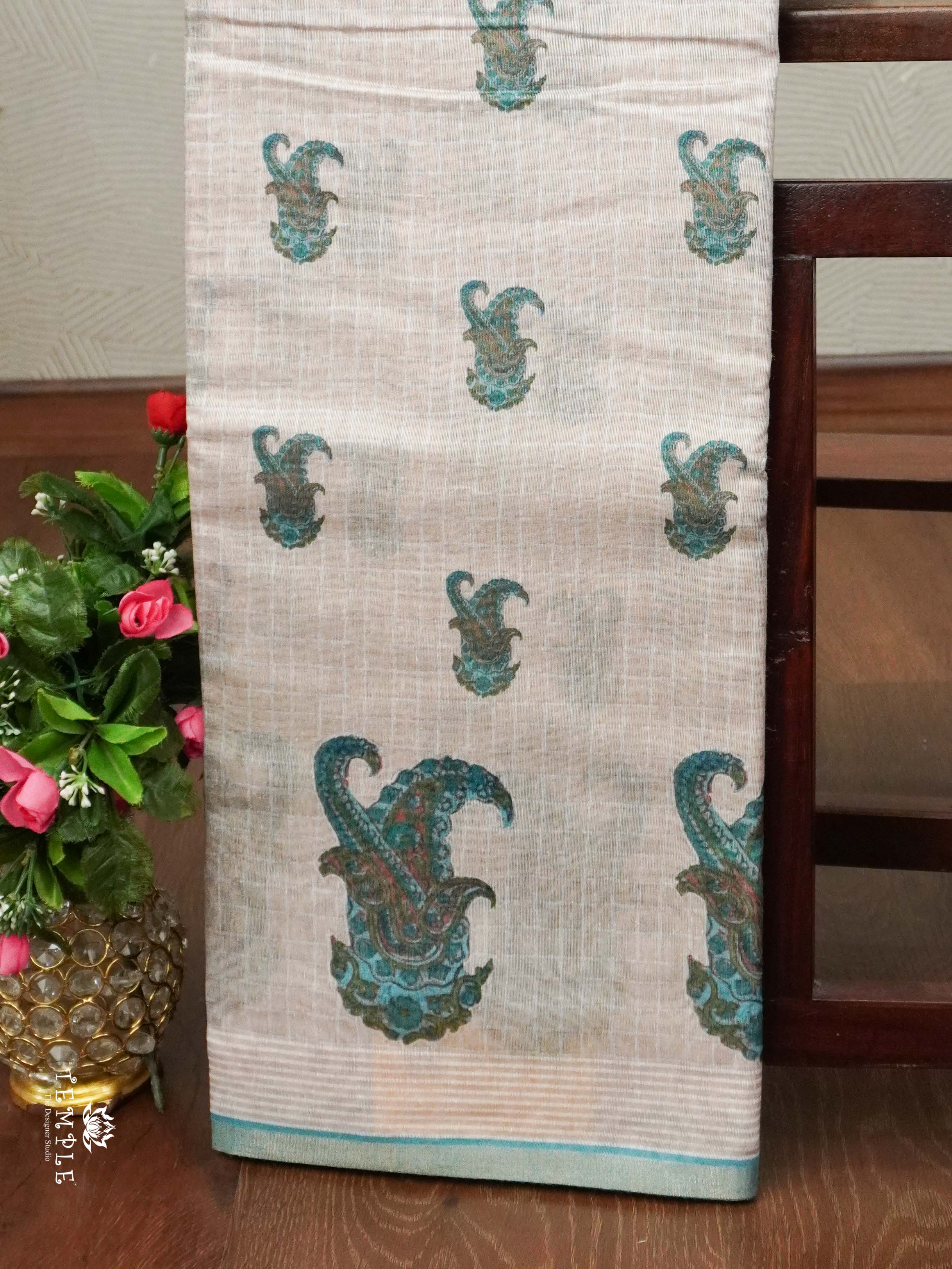 Chanderi Cotton Saree | TTDS2316