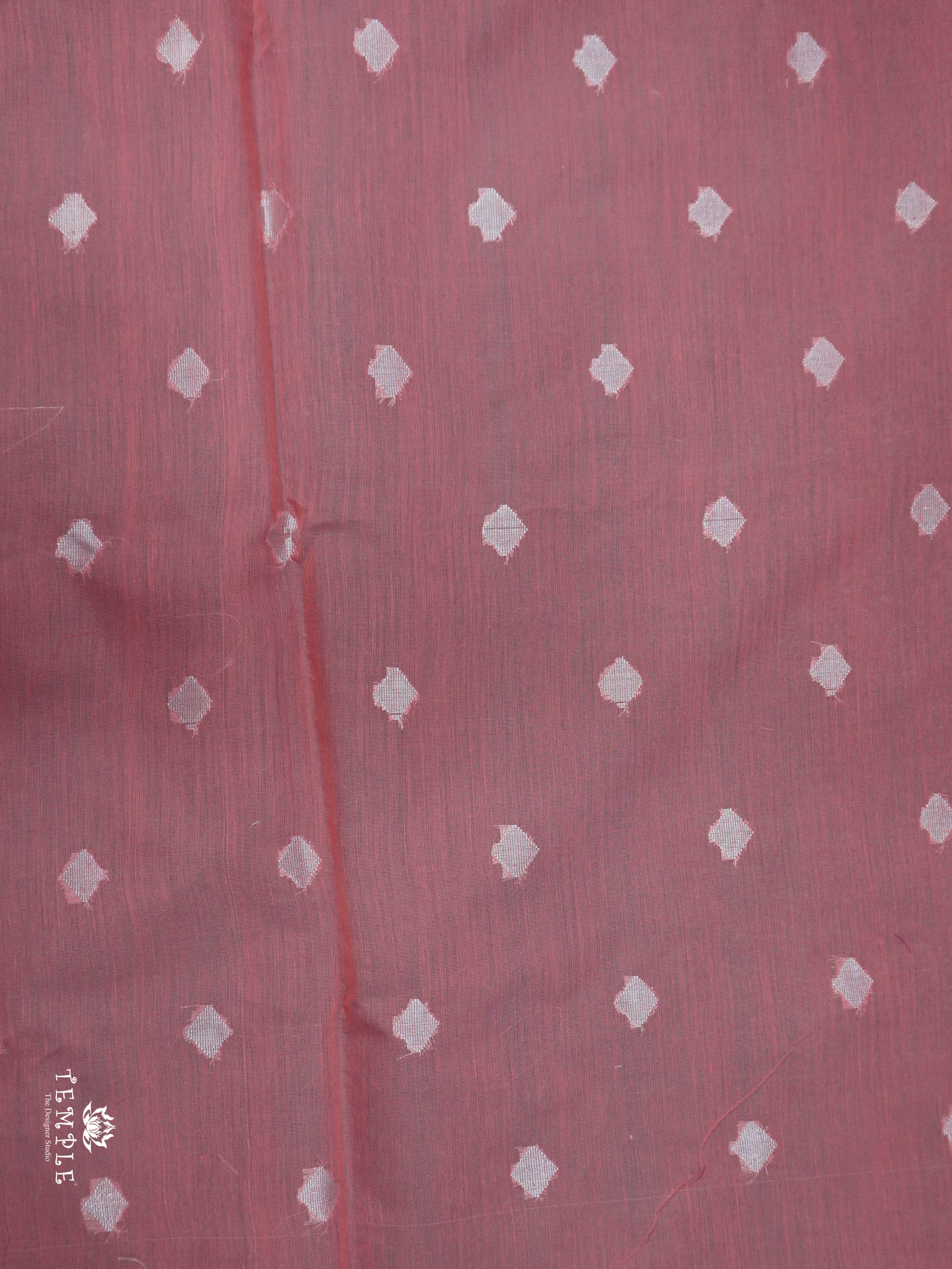 Checked Pattern Chanderi Cotton Saree | TTDS1540