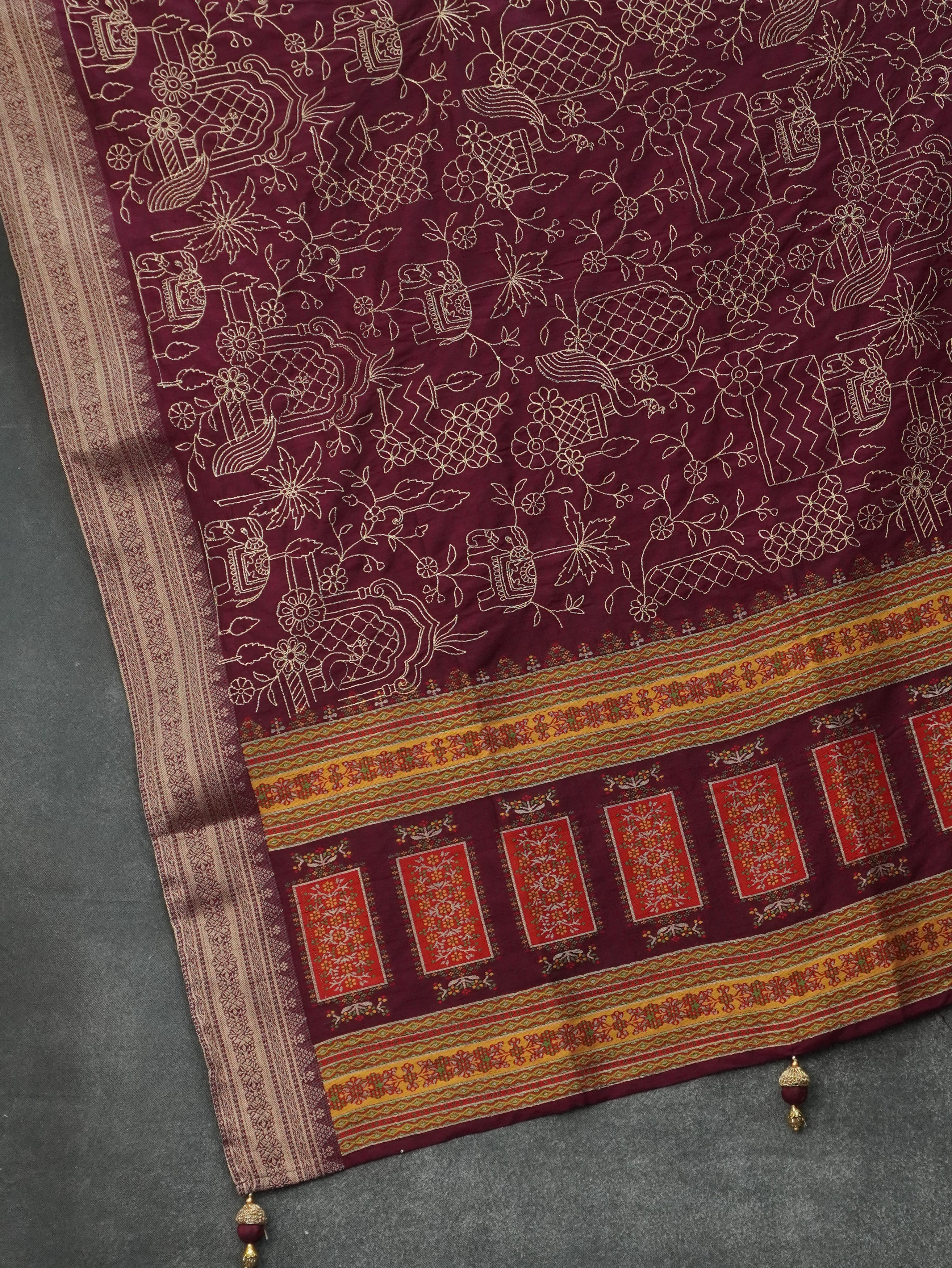 Raw Silk Saree | TTDS3220
