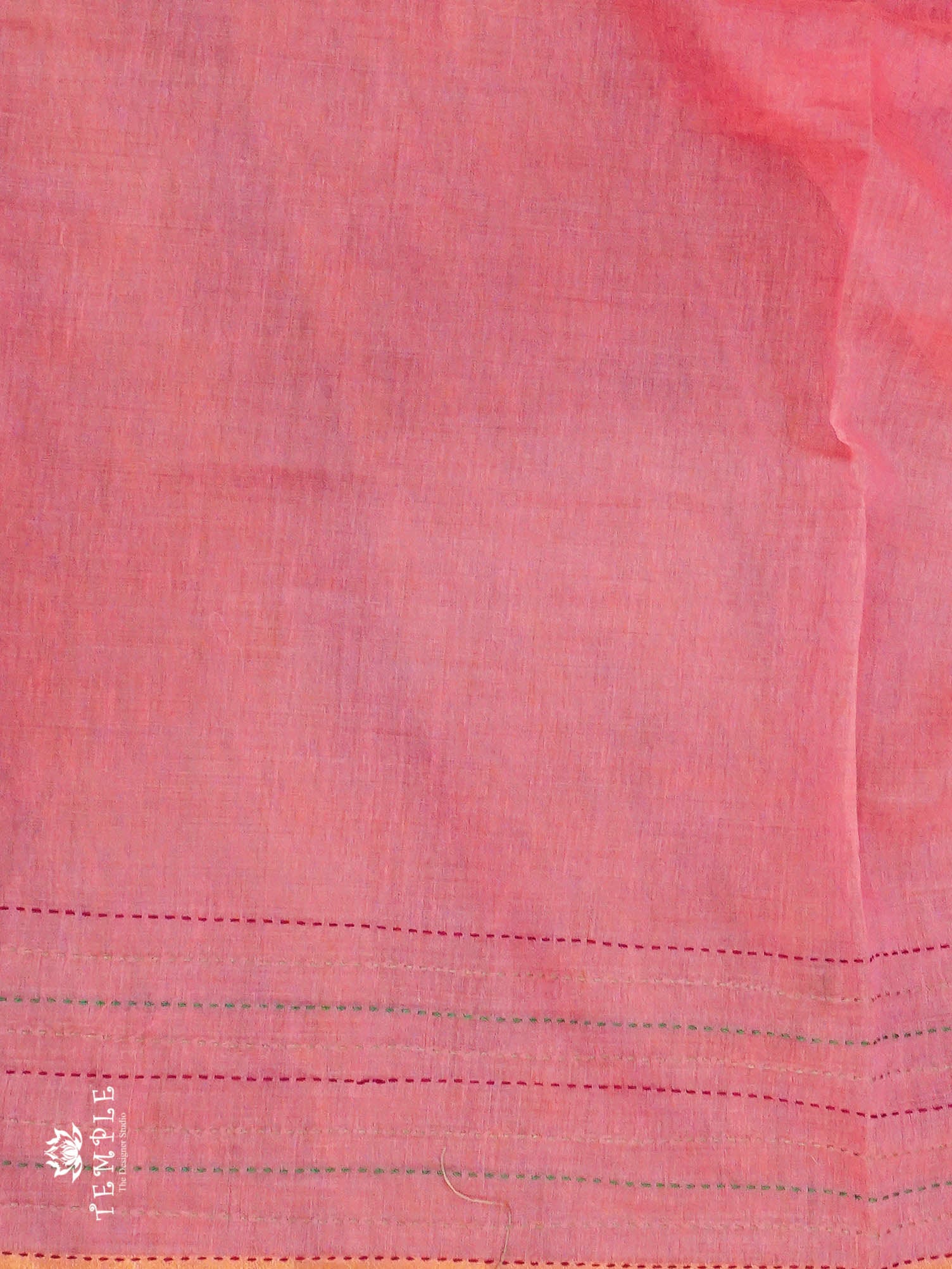 Chanderi Cotton Saree With Kantha Work | TTDS1344 | Sparkling Deals