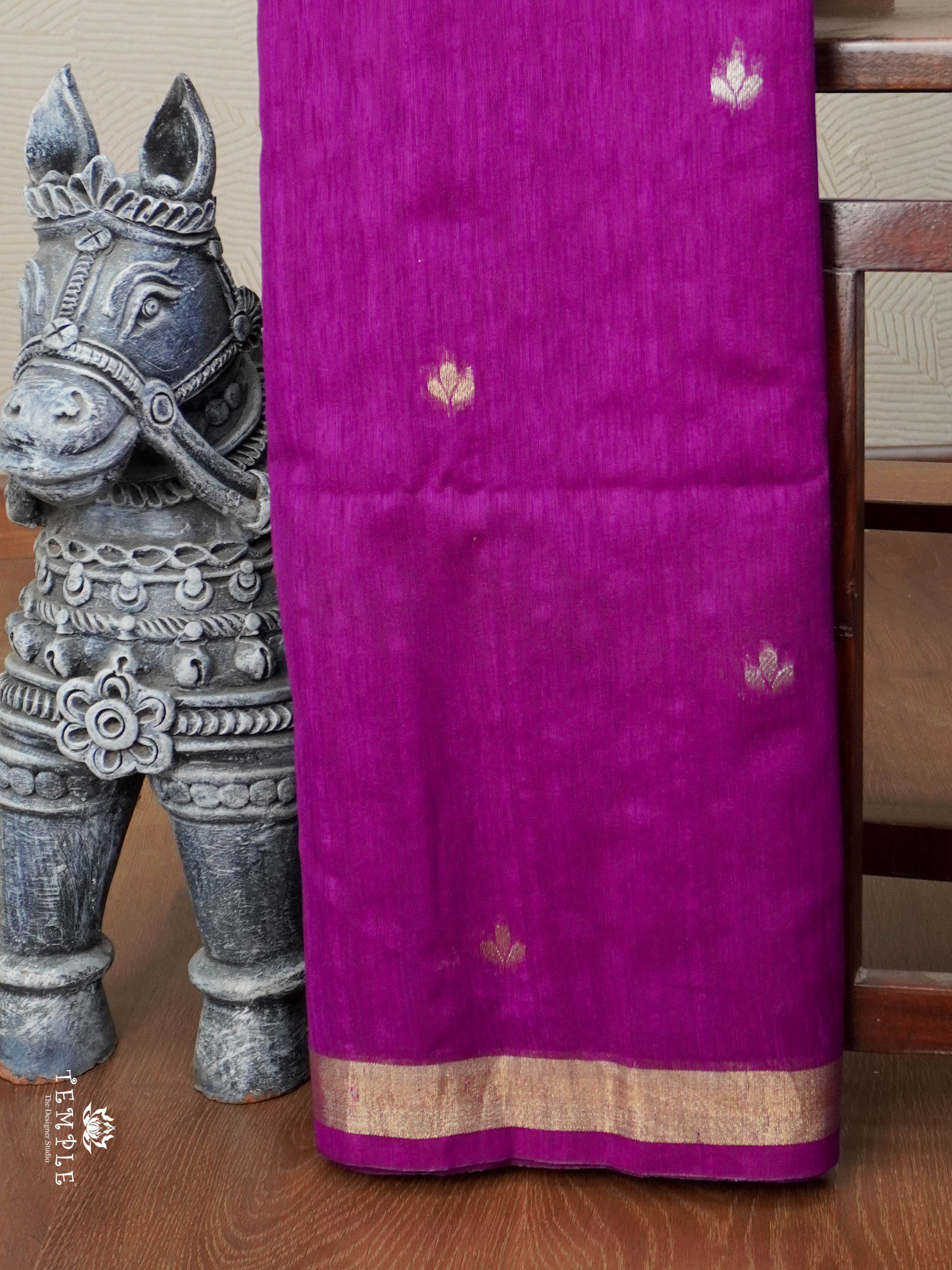 Linen Silk Saree | TTDS2802