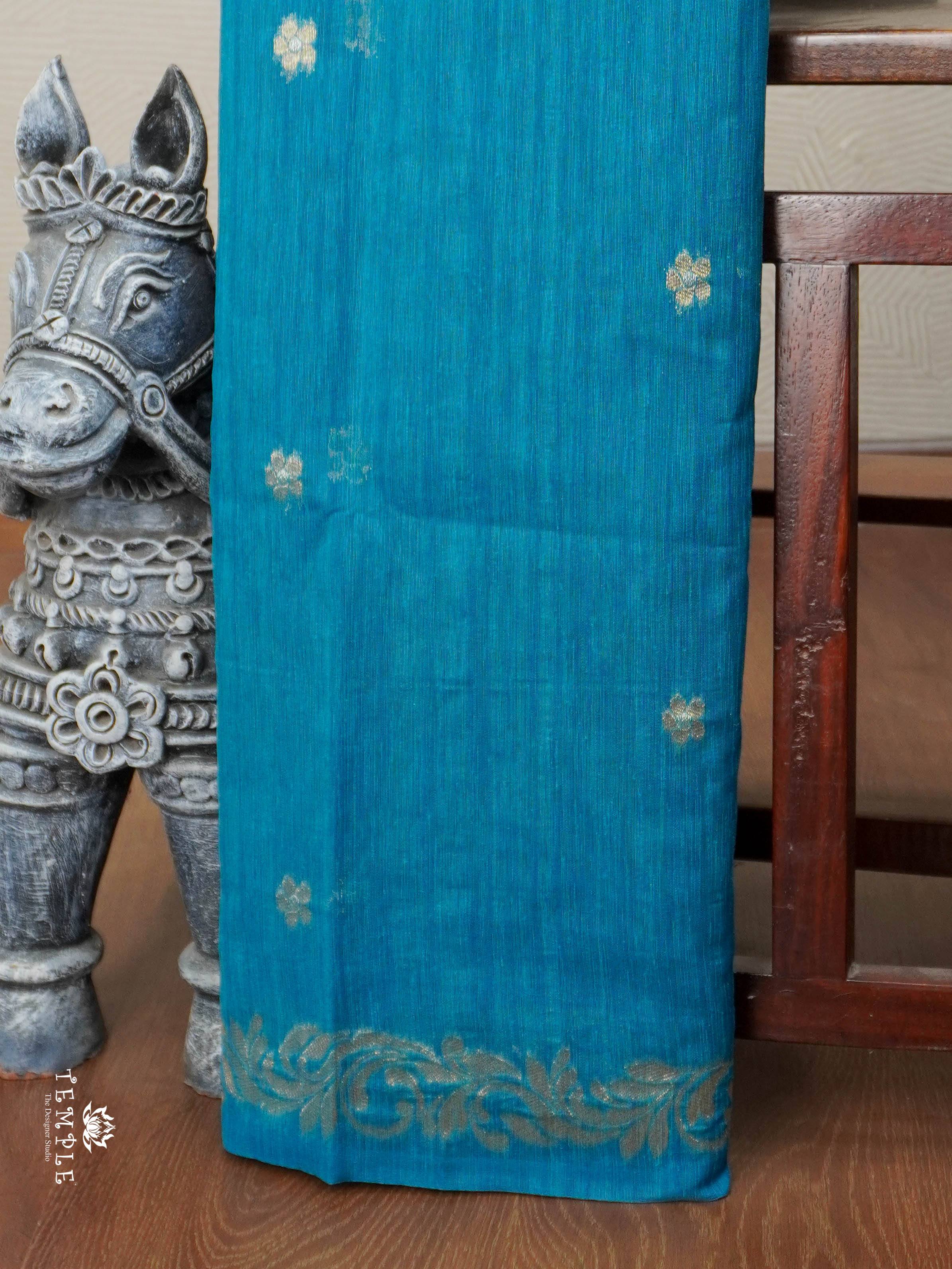 Linen Silk Saree | TTDS2823