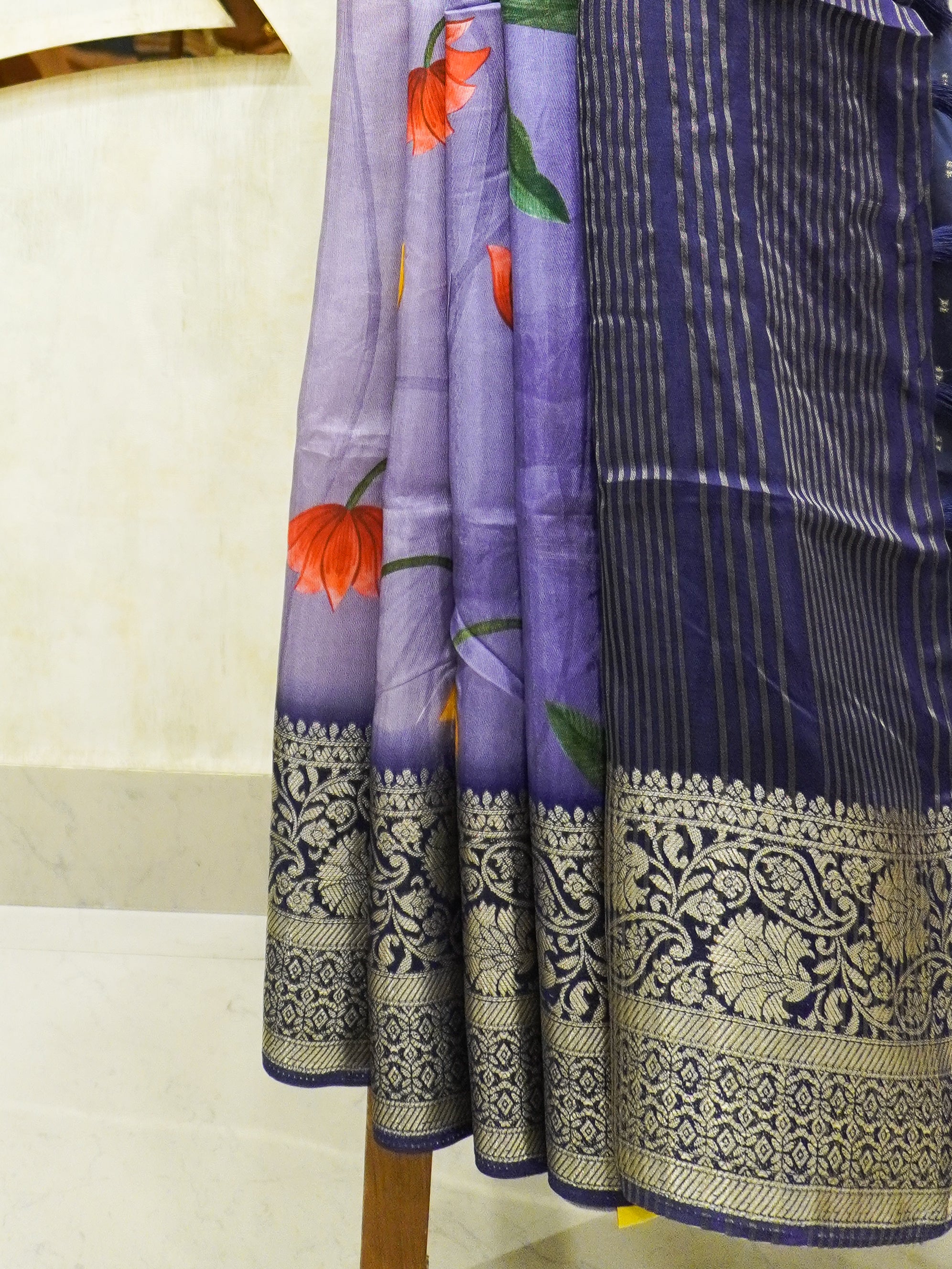 Premium Pichwai Print Saree |TTDS410