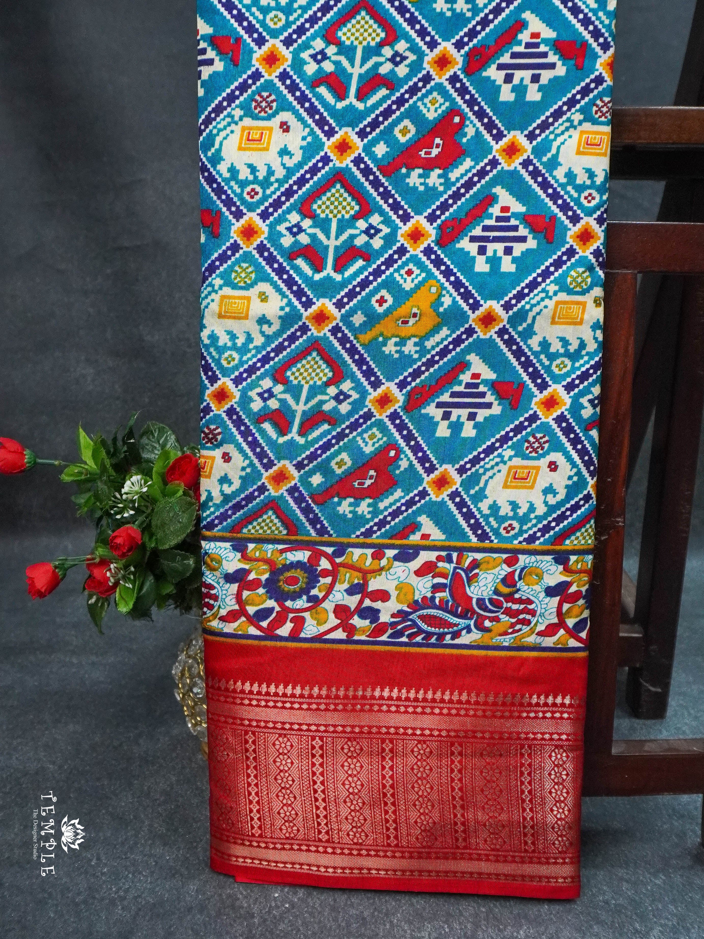 Patola Printed Dola Saree | TTDS1810