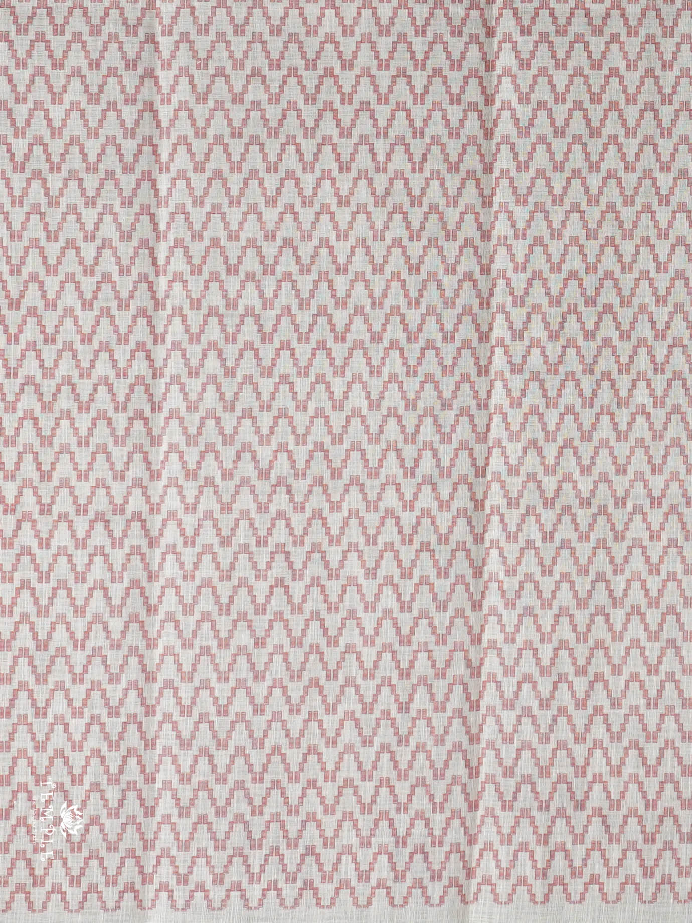 Geometrical Pattern Linen Saree | TTDS2812