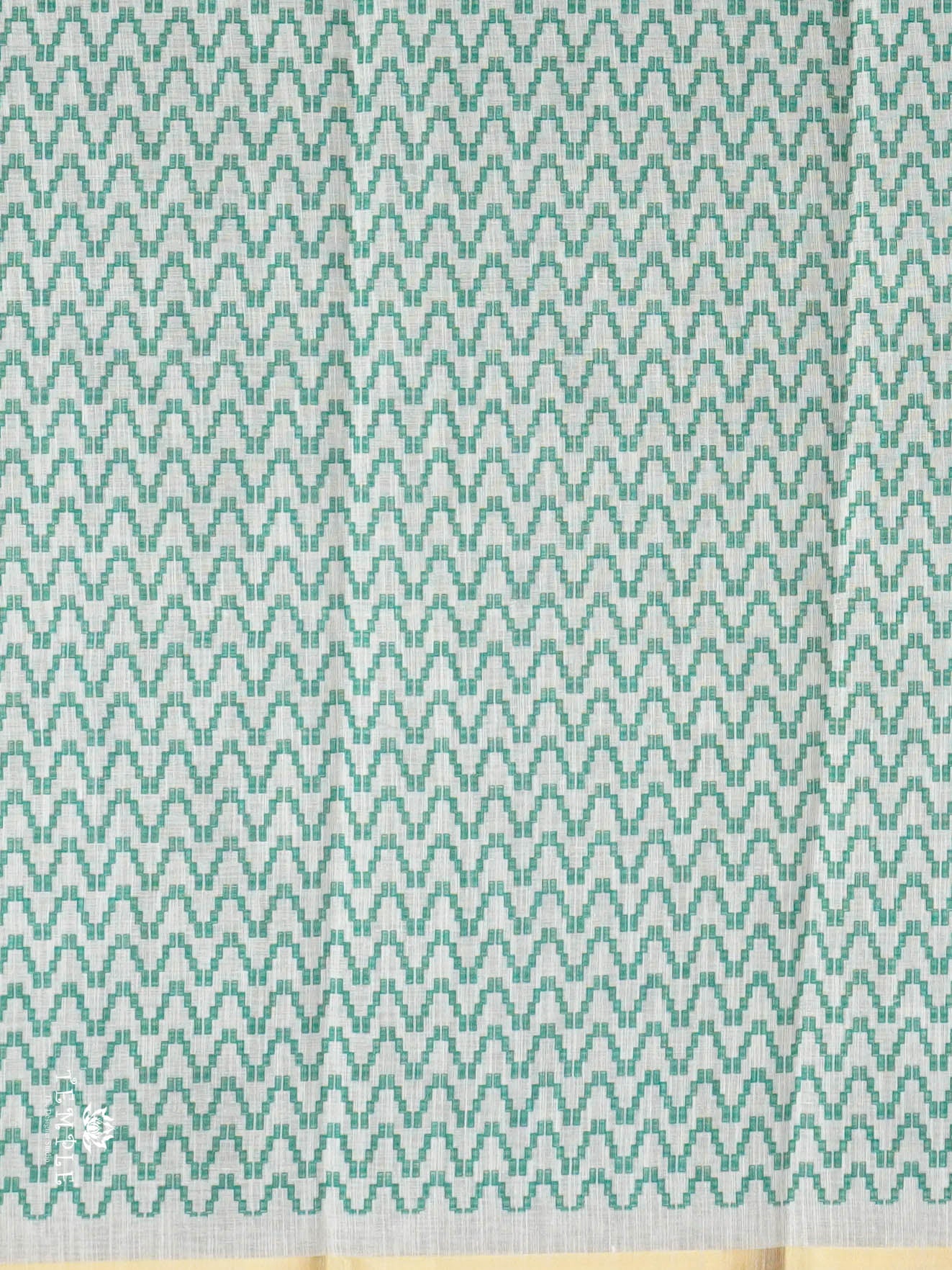 Geometrical Pattern Linen Saree | TTDS2812