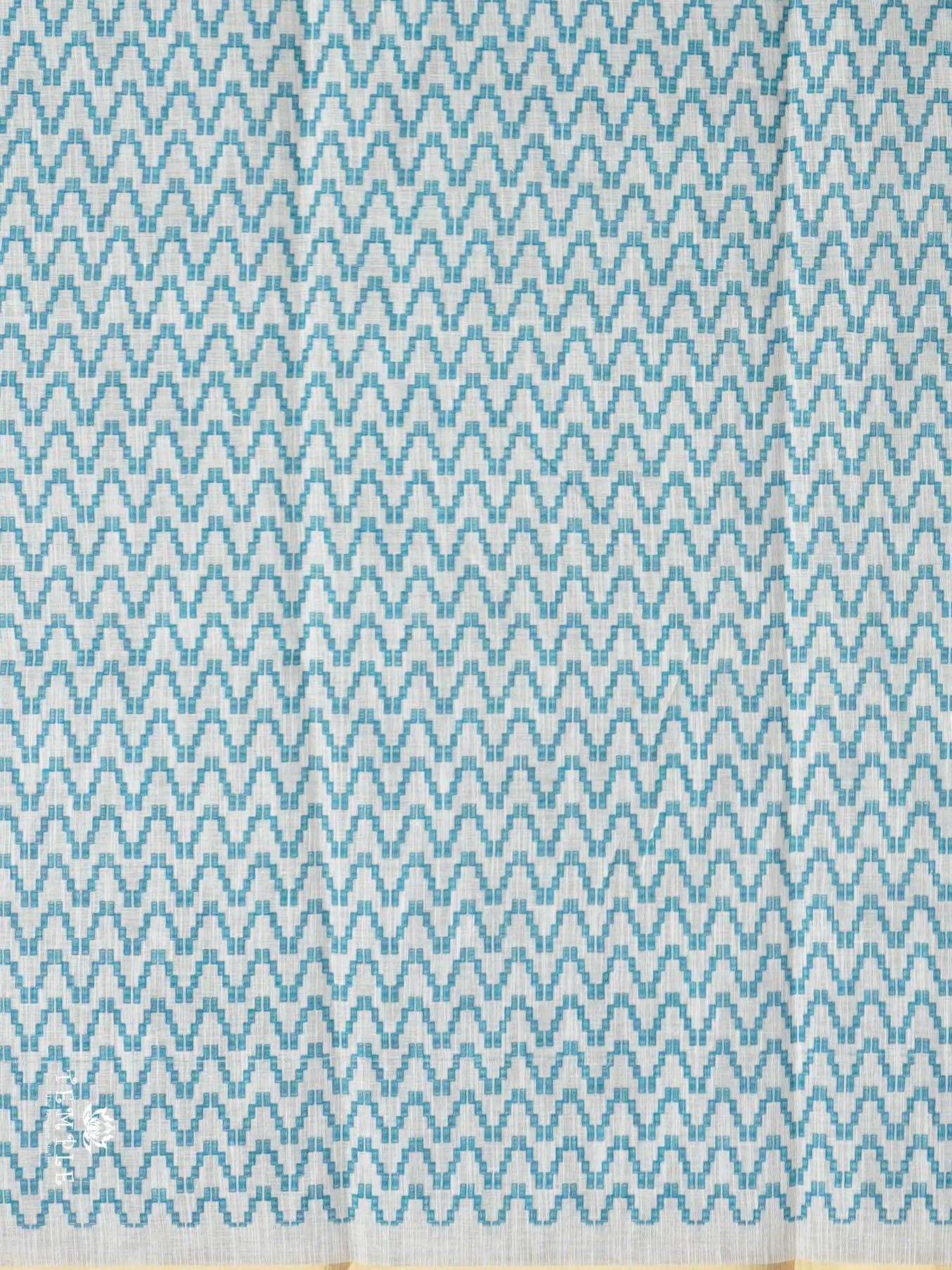 Geometrical Pattern Linen Saree | TTDS2812