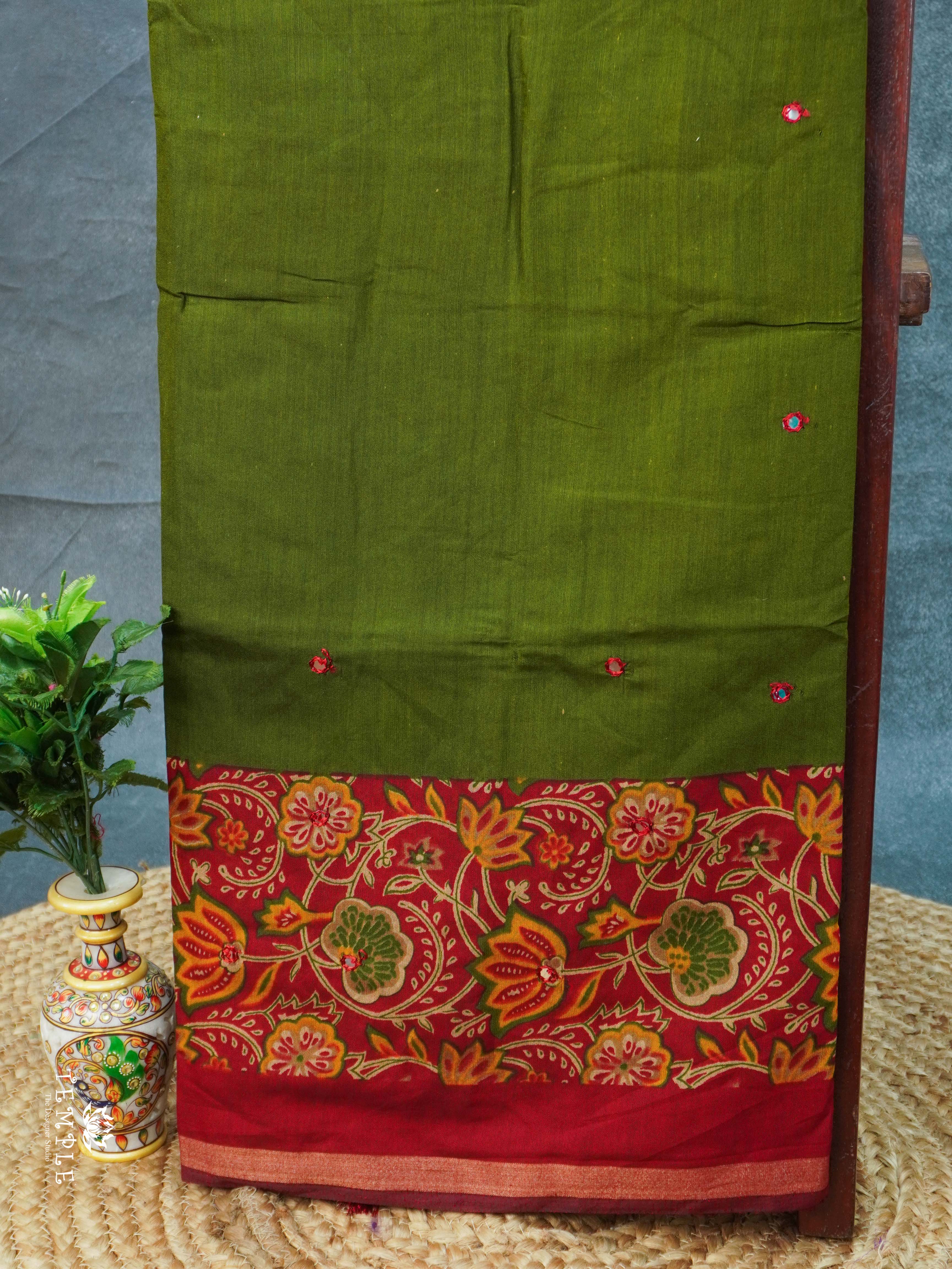 Fancy Soft Cotton Saree | TTDS2231