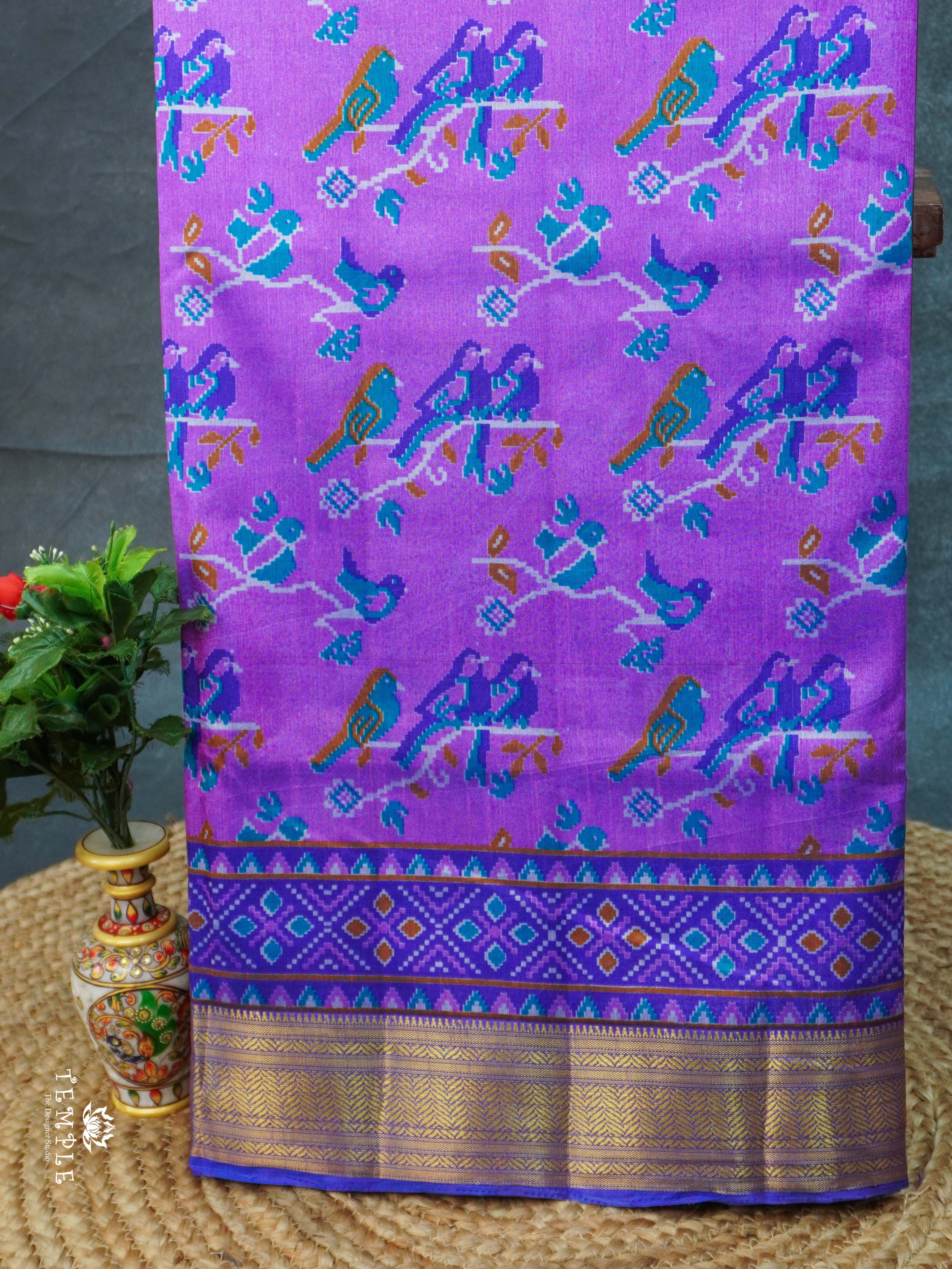 Printed Art Silk Saree | TTDS2241