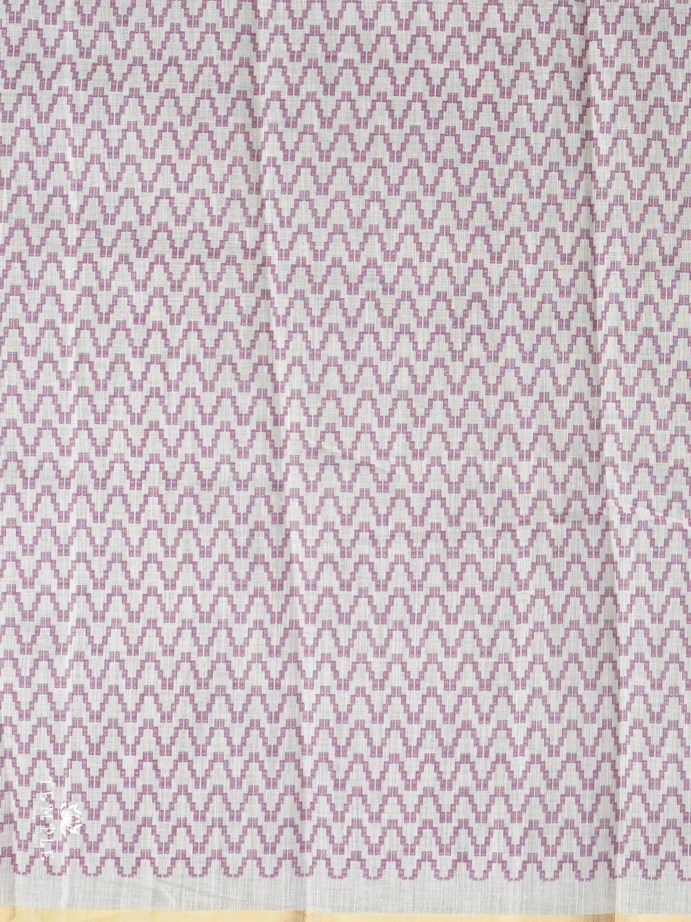 Geometrical Pattern Linen Saree | TTDS2812