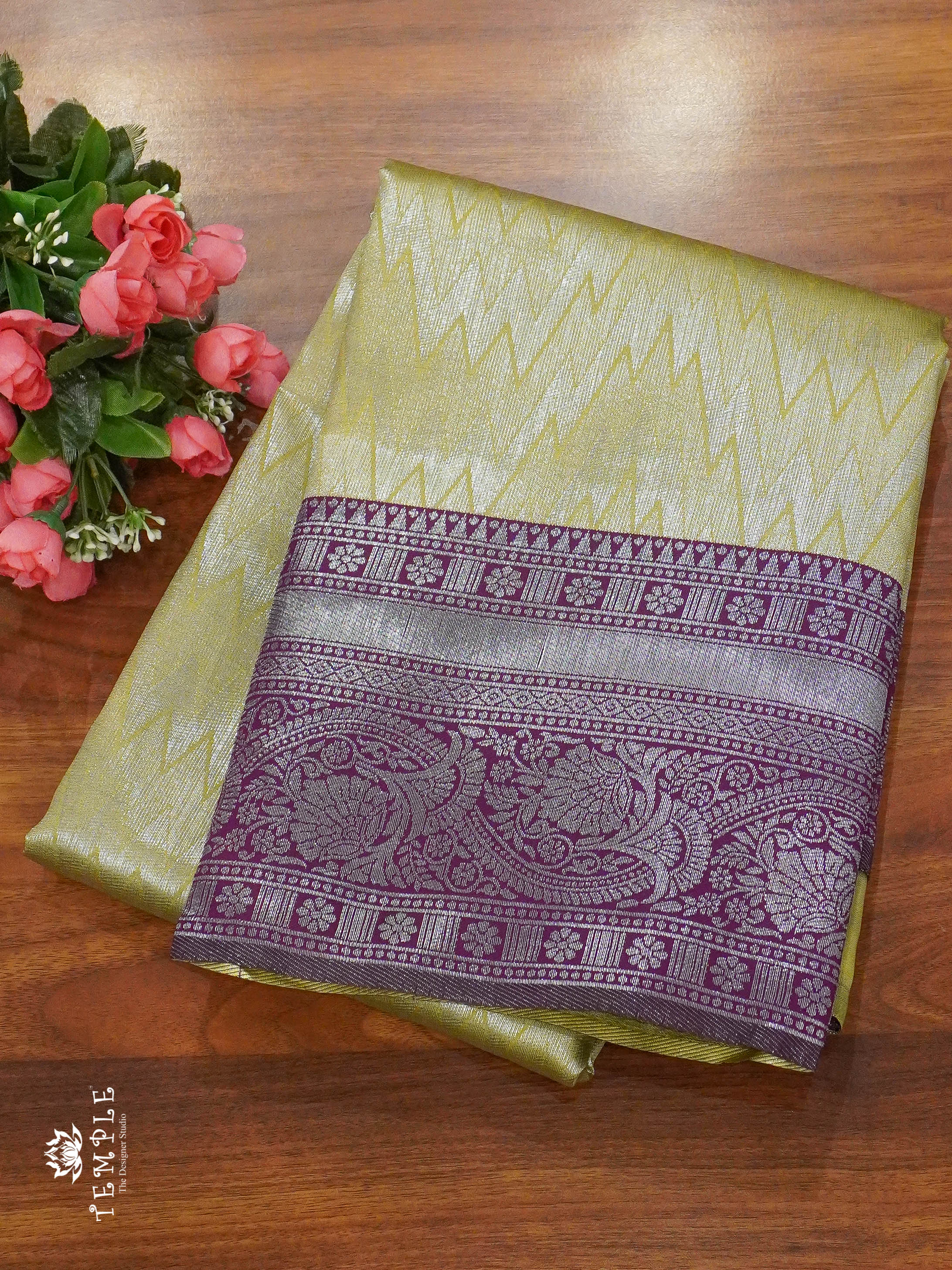 Semi Kanchi Silk Saree | TTDS1355 | Sparkling Deals