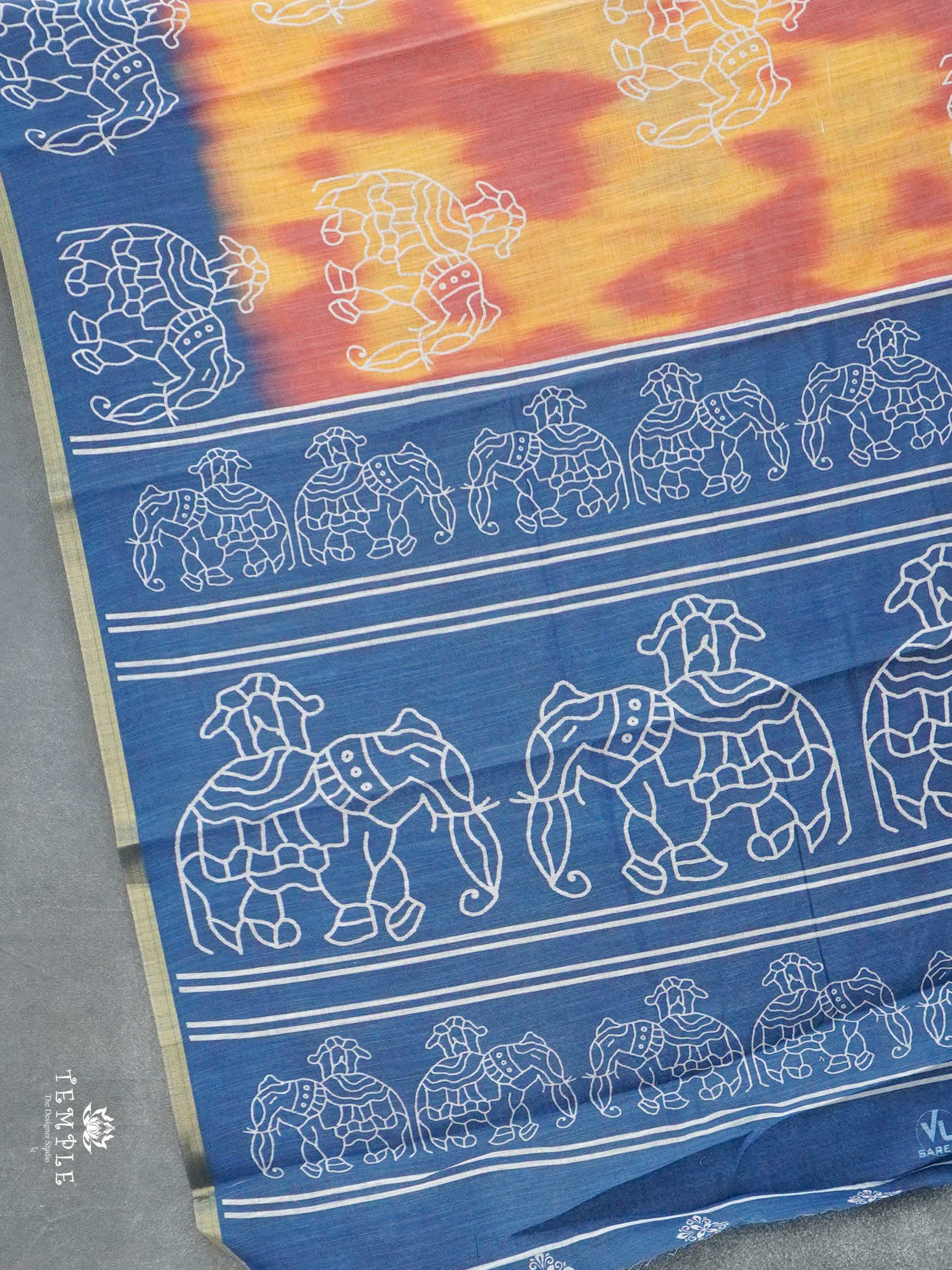 Linen Cotton Saree | TTDS2805