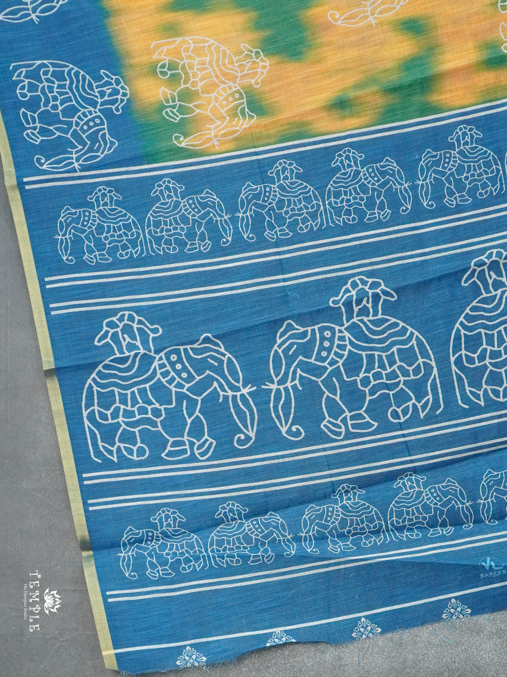 Linen Cotton Saree | TTDS2805