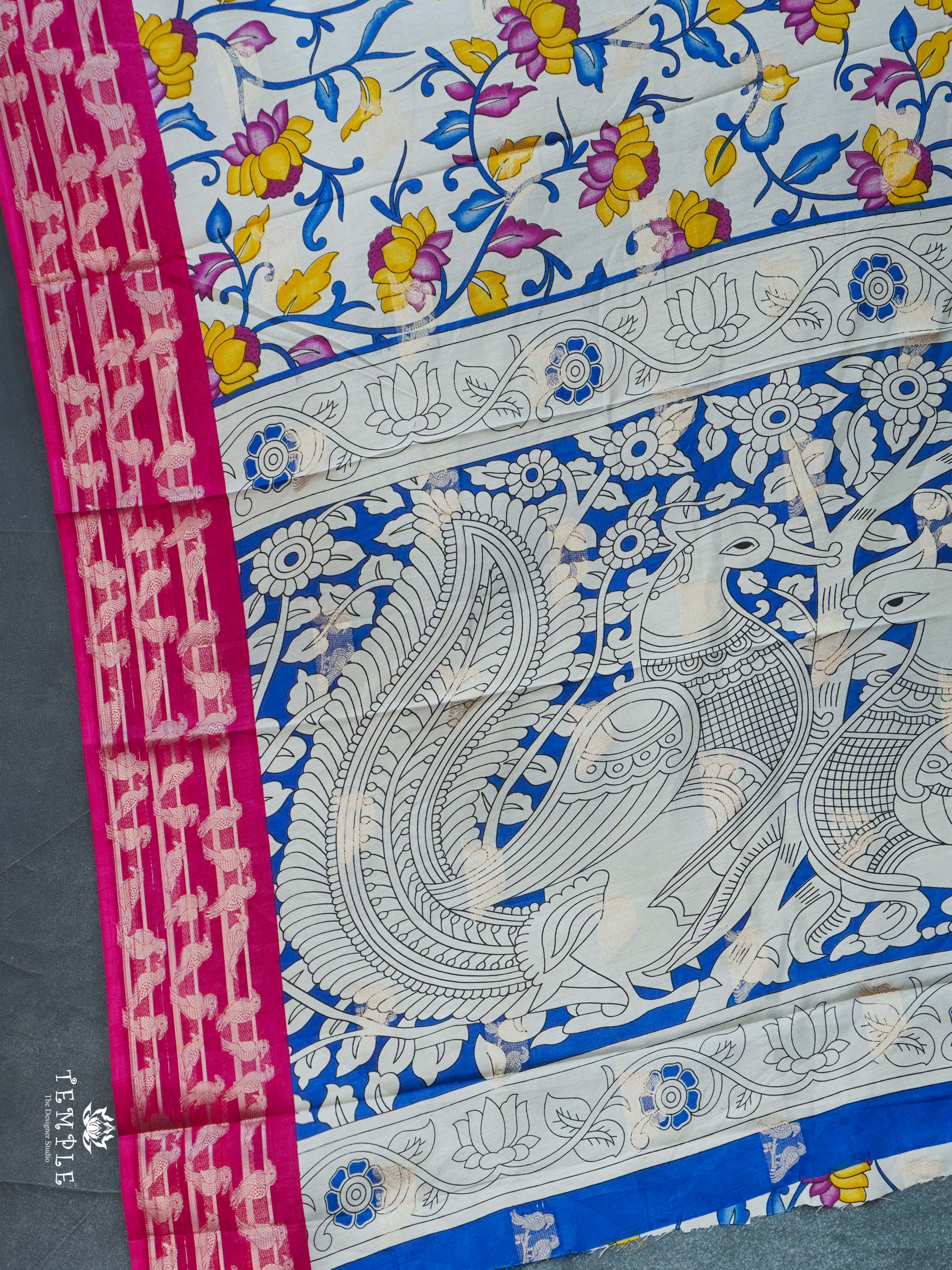 Floral With Creeper Printed Saree | TTDS2258