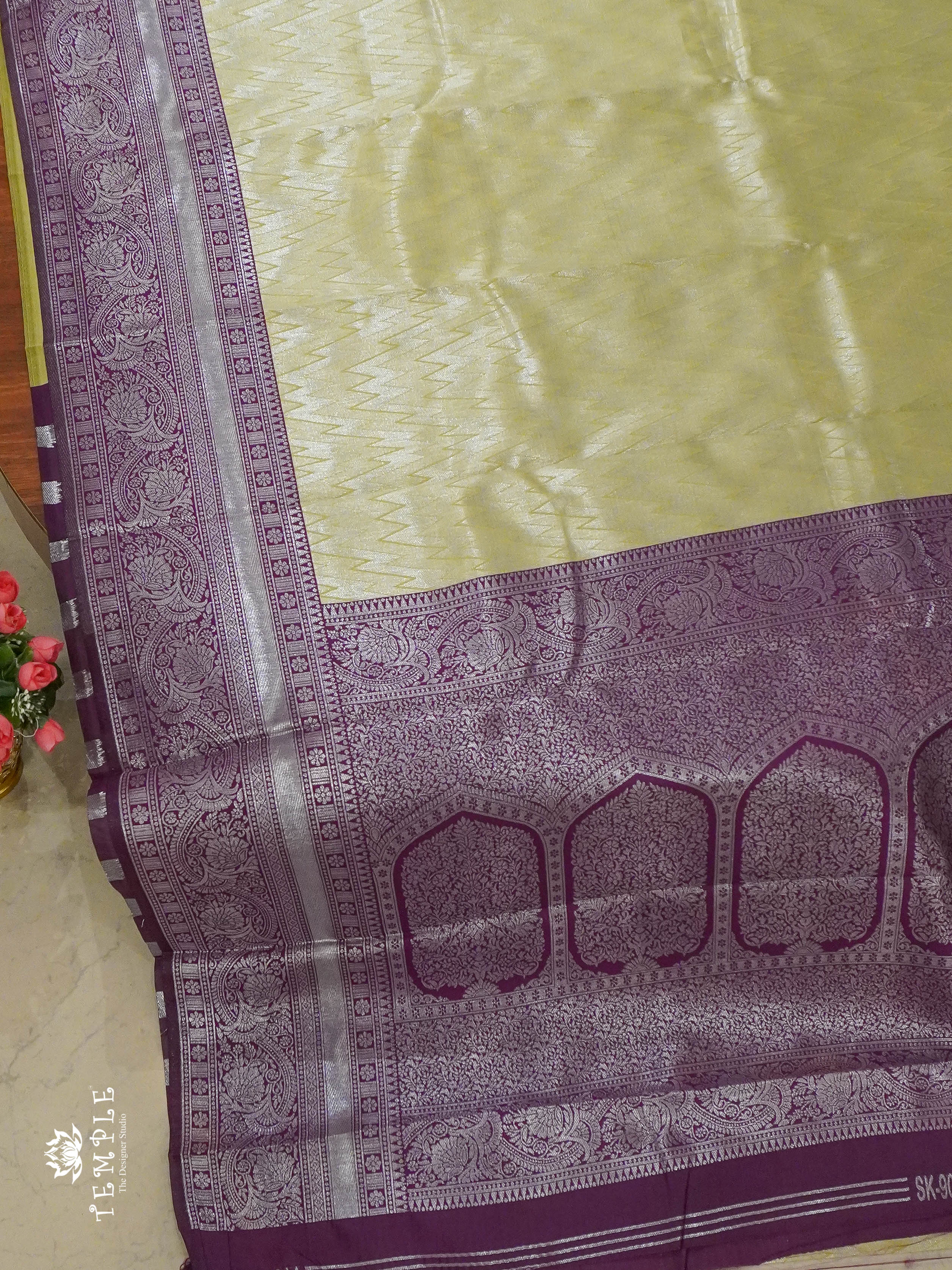 Semi Kanchi Silk Saree | TTDS1355 | Sparkling Deals