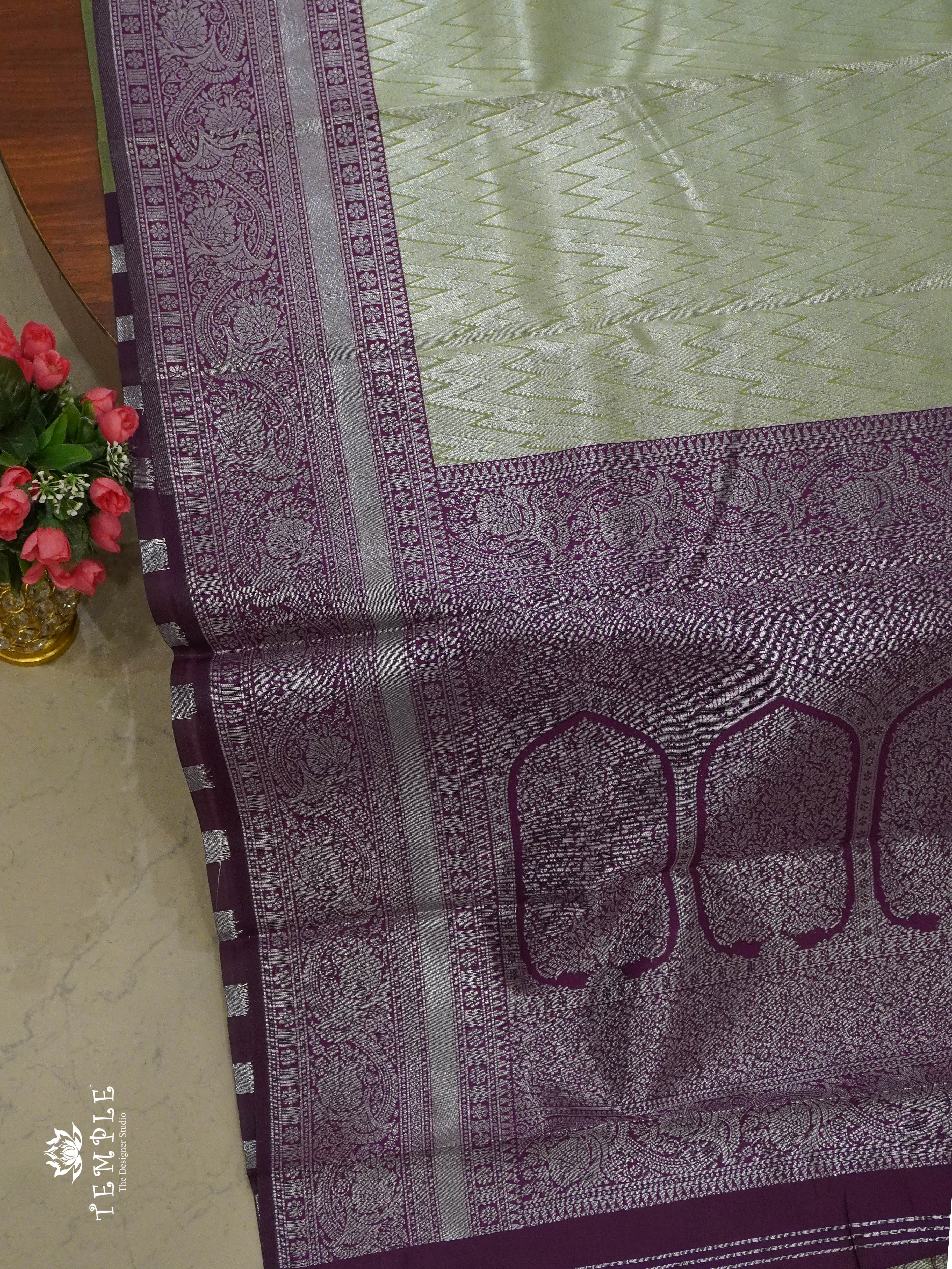 Semi Kanchi Silk Saree | TTDS1355 | Sparkling Deals