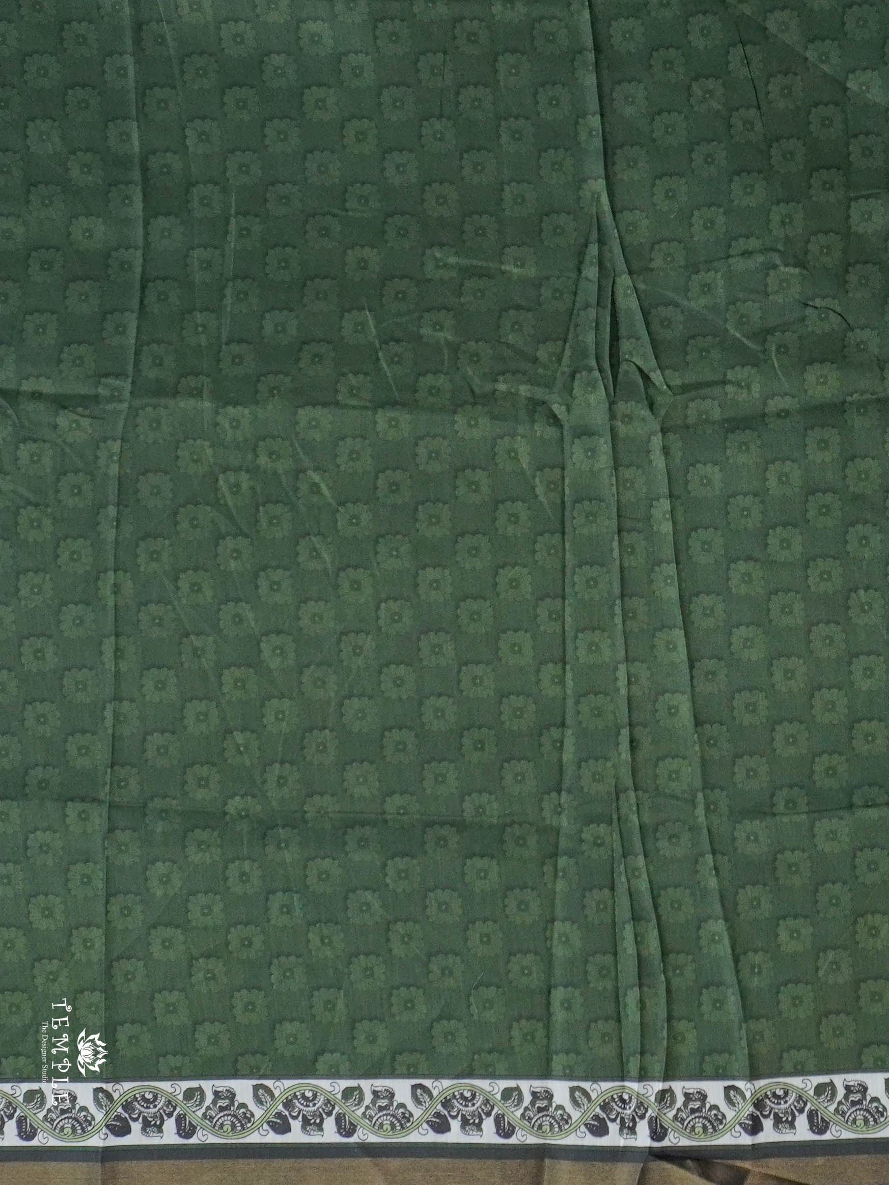 Ikkat Print Cotton Saree | TTDS2819