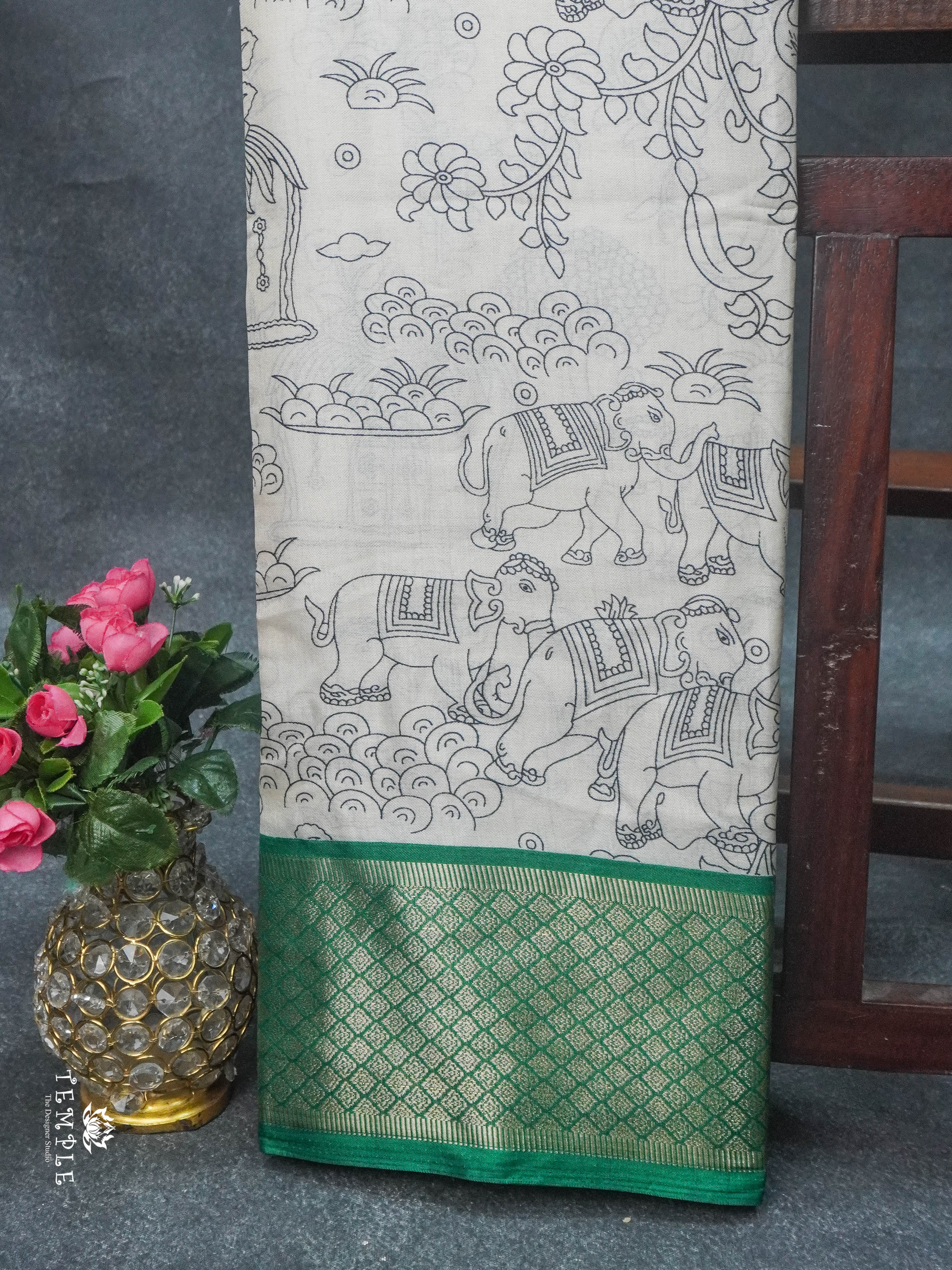 Printed Dola Saree | TTDS1813