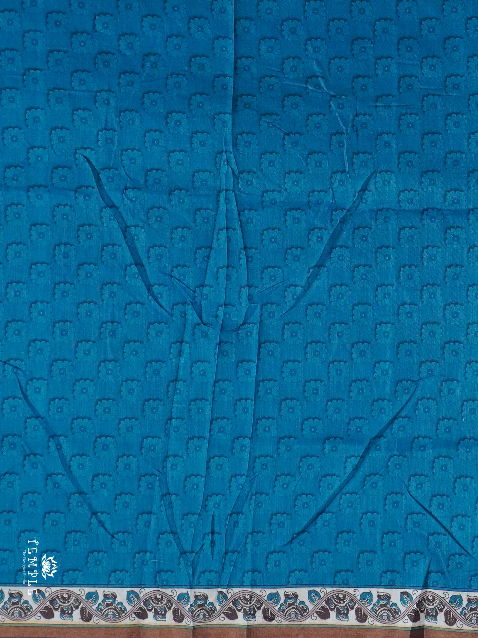 Ikkat Print Cotton Saree | TTDS2819