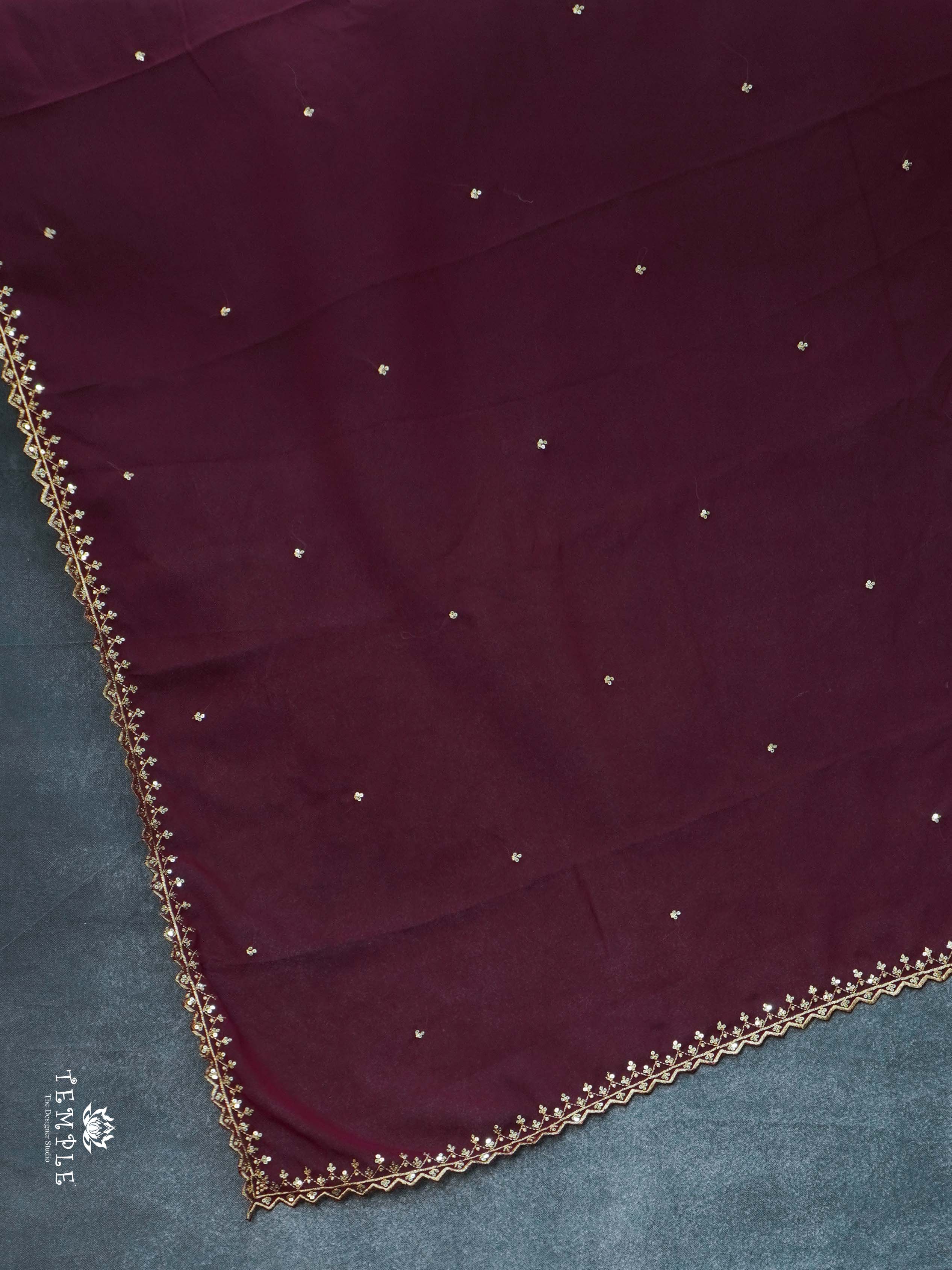Georgette Saree with Designer Blouse | TTDS2243