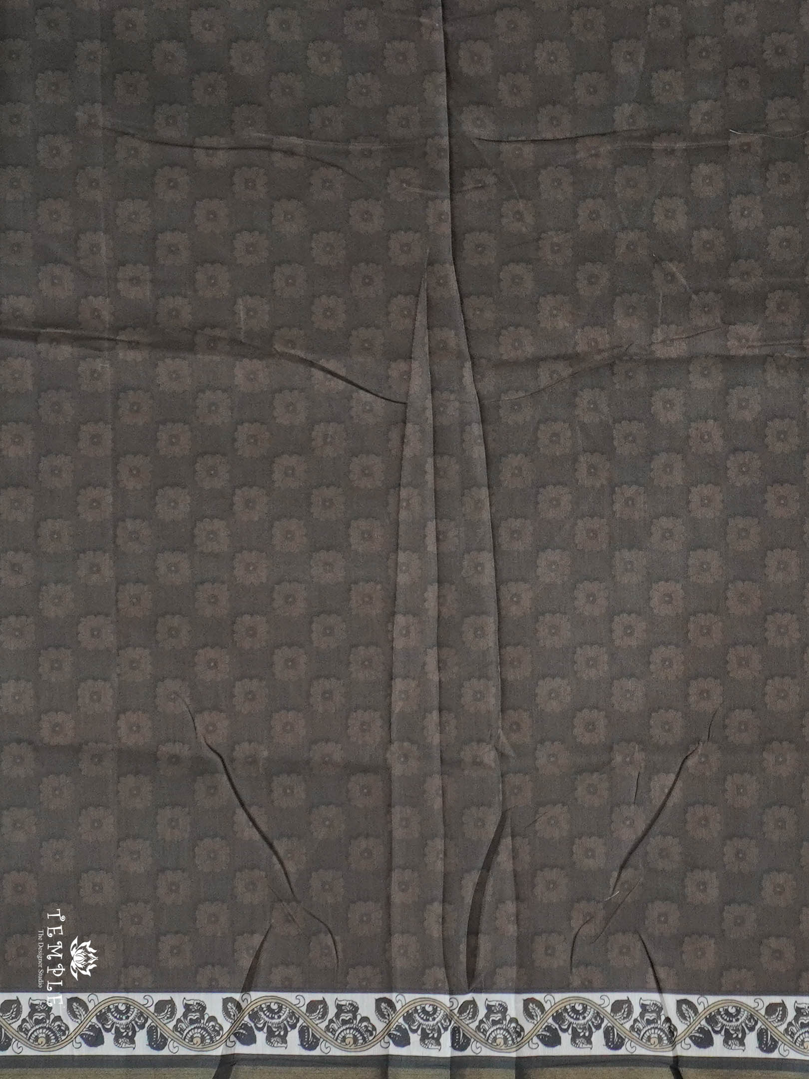 Ikkat Print Cotton Saree | TTDS2819