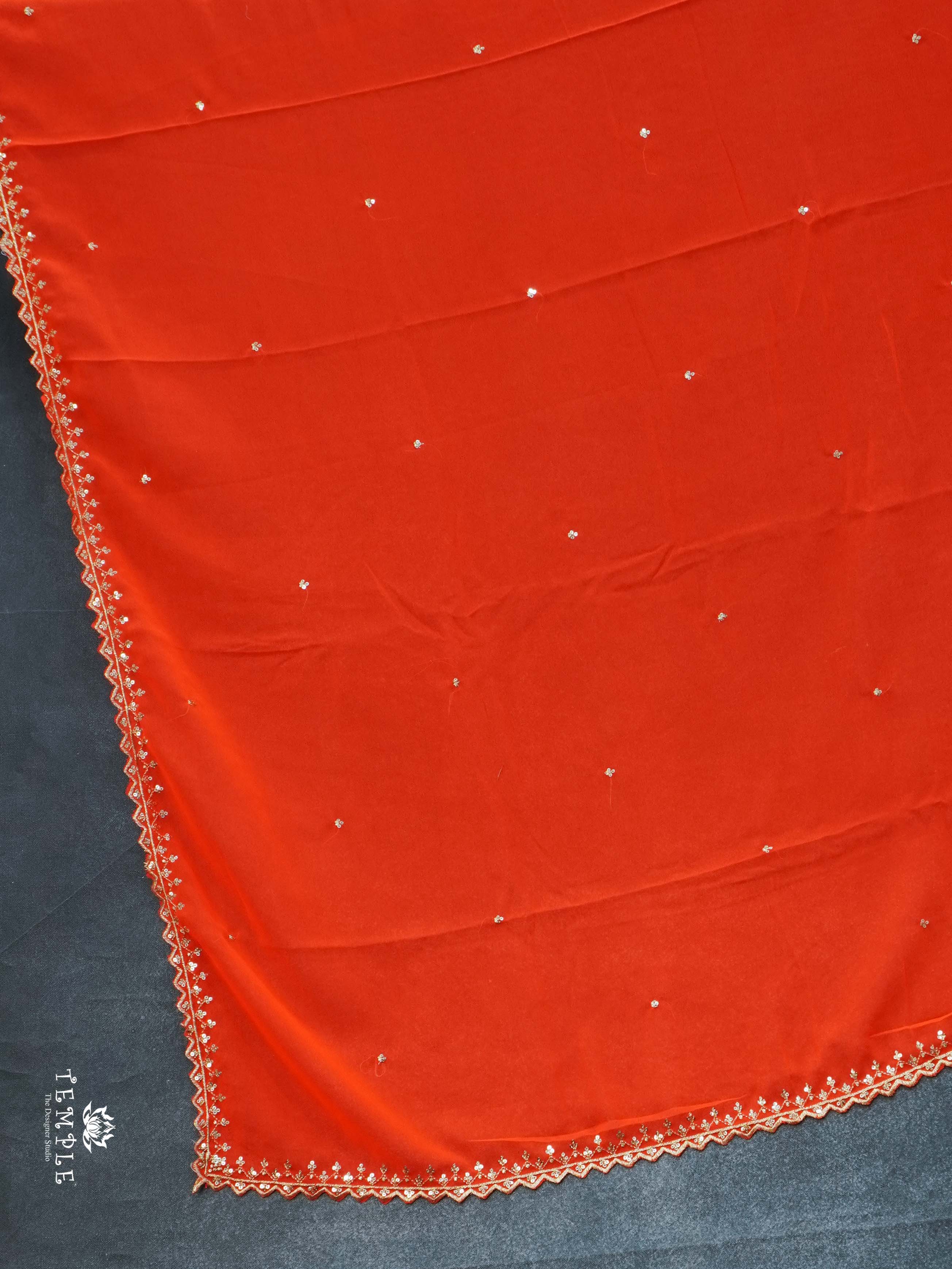 Georgette Saree with Designer Blouse | TTDS2243