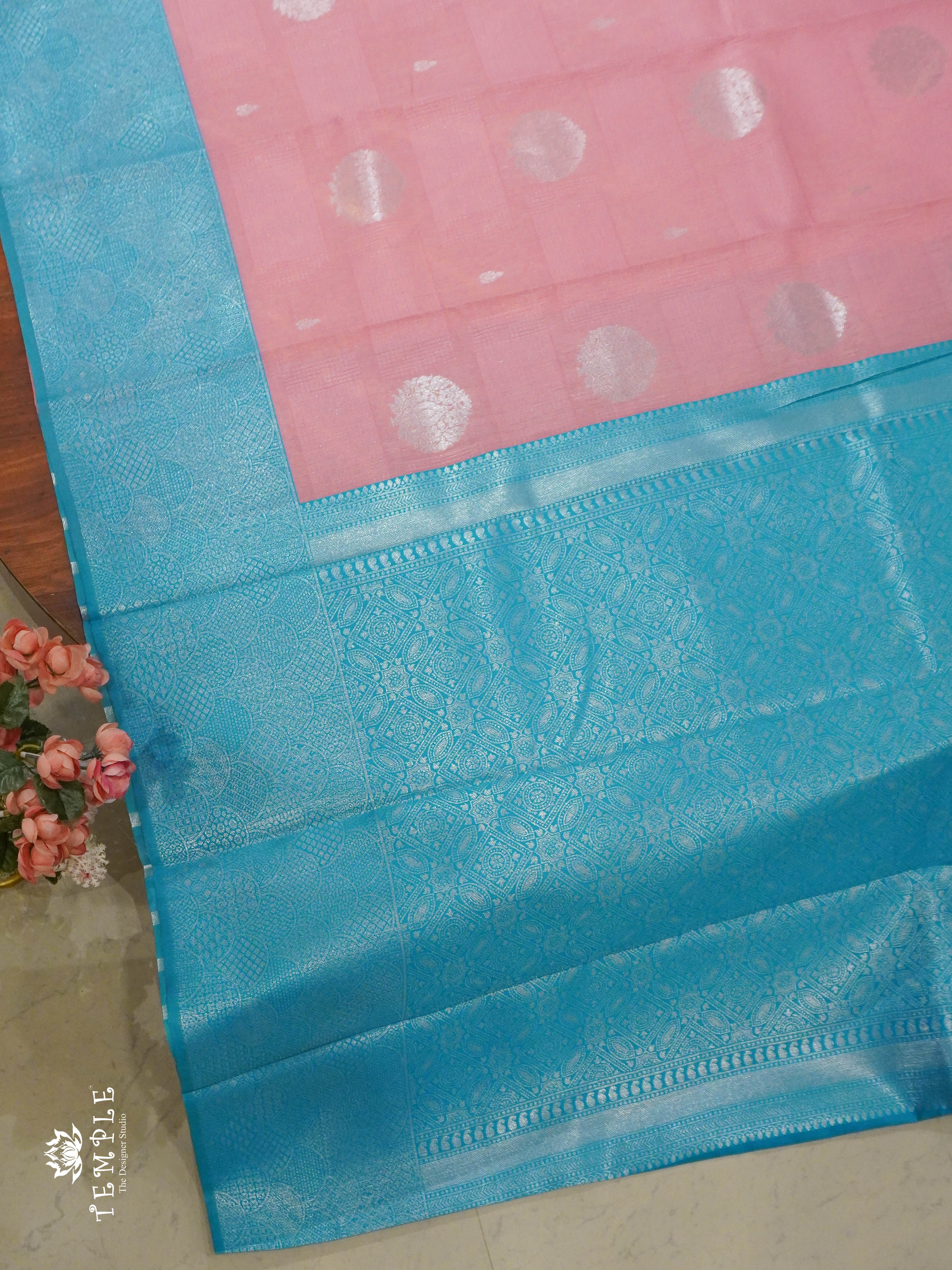 Semi Kanchi Silk Saree | TTDS1356 | Sparkling Deals