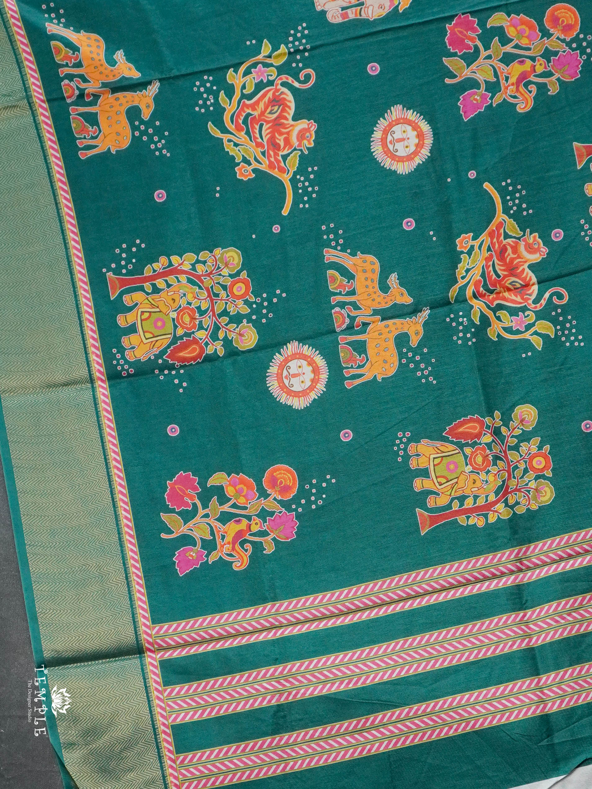 Printed Binny Silk Saree | TTDS2810