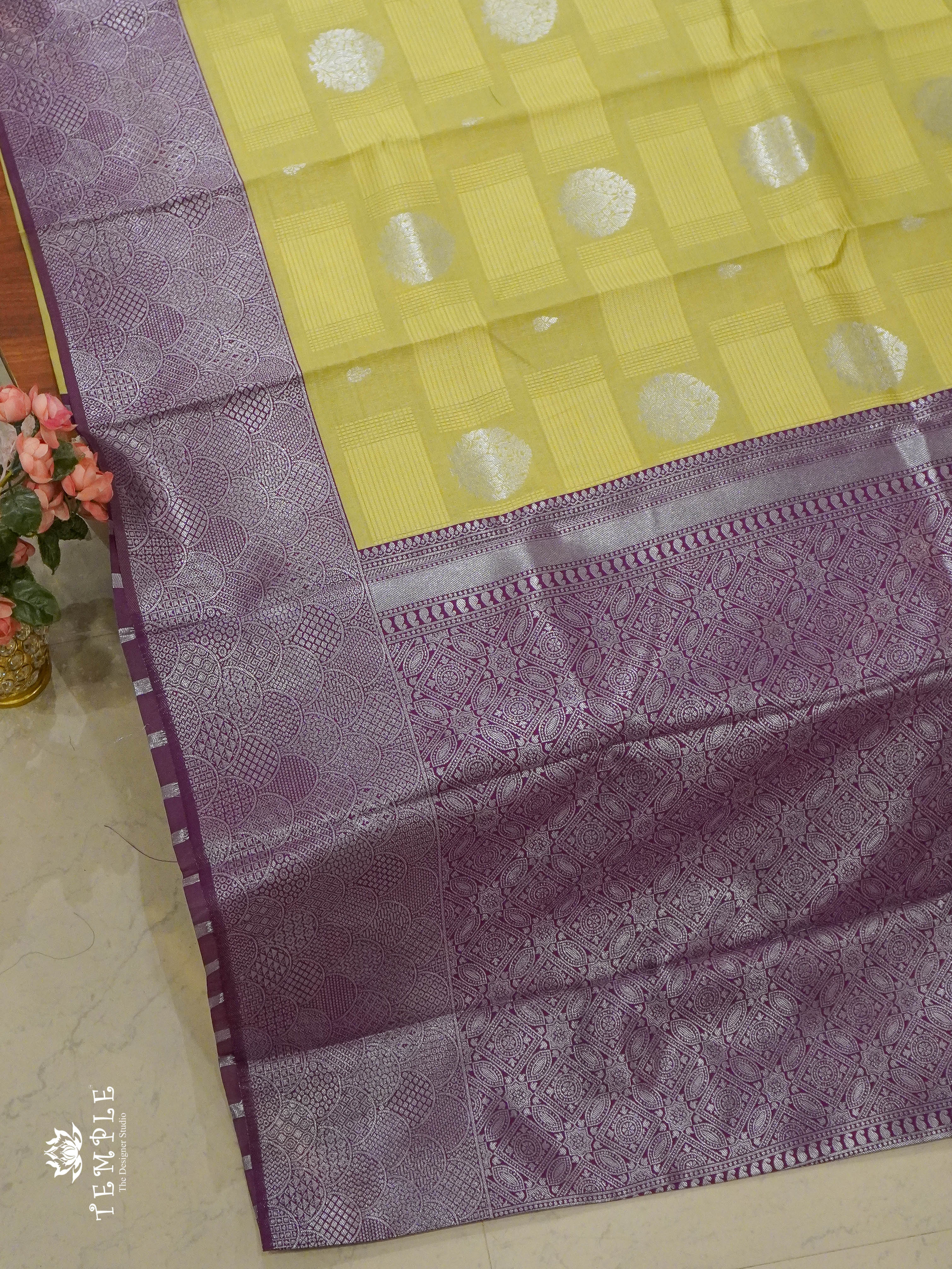 Semi Kanchi Silk Saree | TTDS1356 | Sparkling Deals